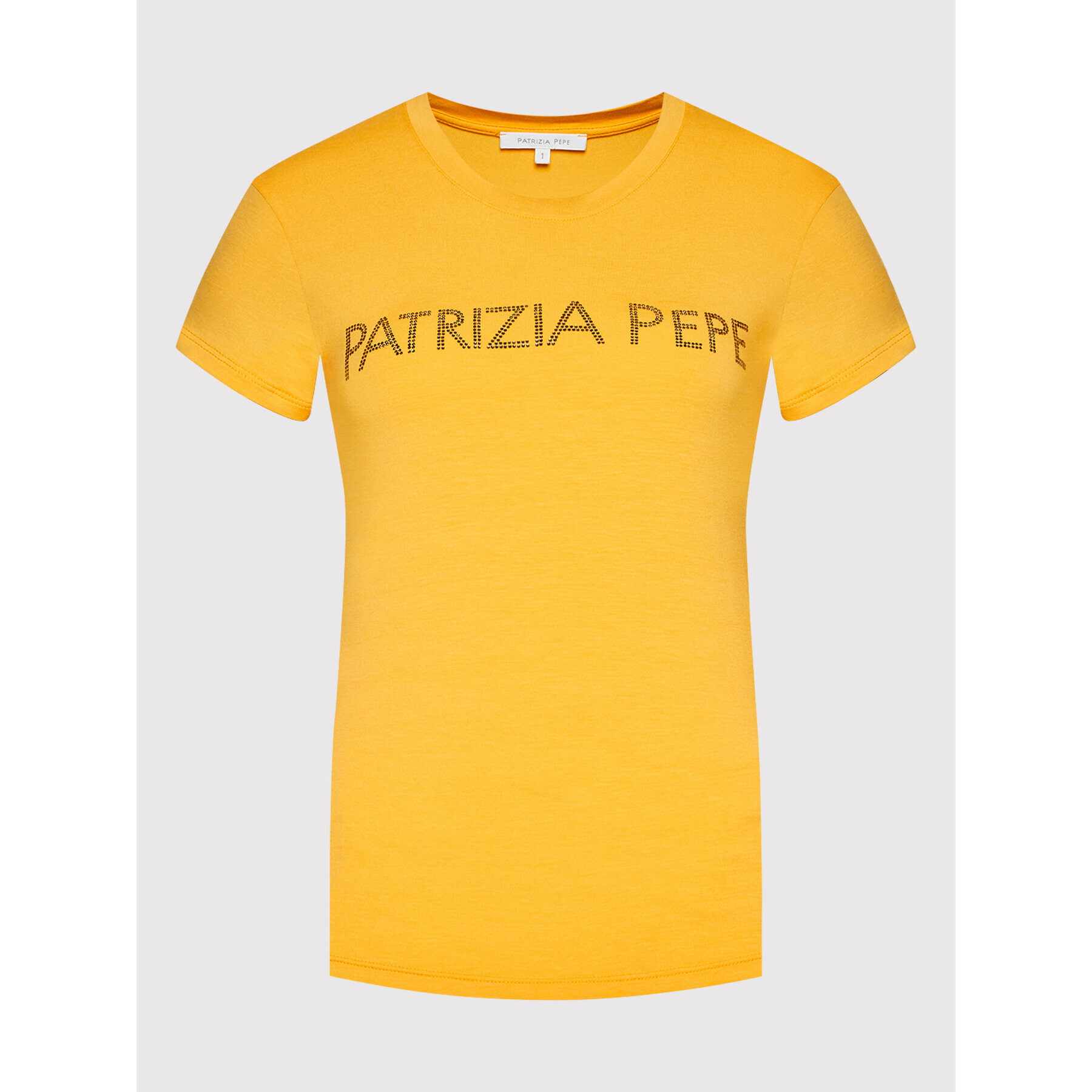 Patrizia Pepe Тишърт 8M1419/J013-Y412 Жълт Regular Fit - Pepit.bg