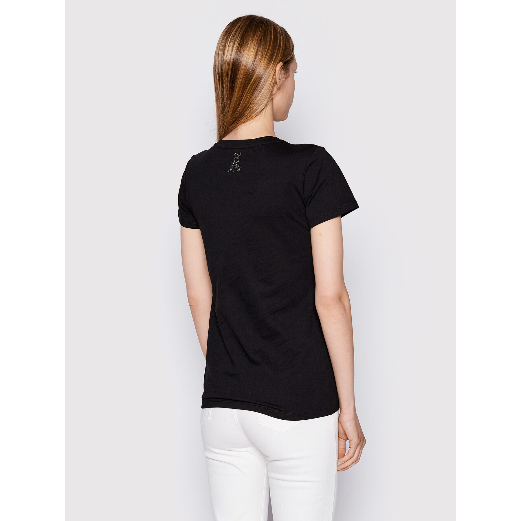 Patrizia Pepe Тишърт 8M1432/J4V5-K103 Черен Regular Fit - Pepit.bg