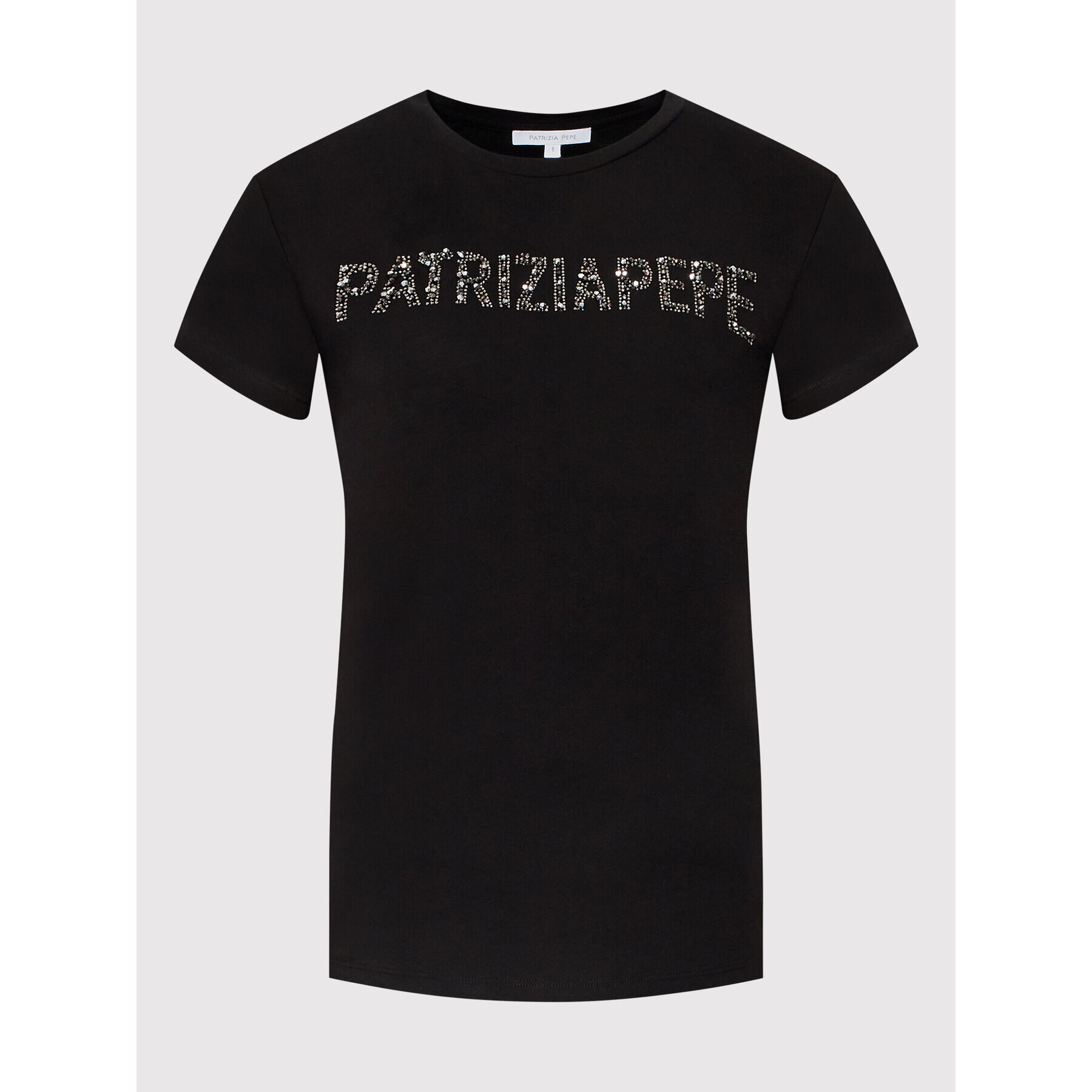 Patrizia Pepe Тишърт 8M1432/J4V5-K103 Черен Regular Fit - Pepit.bg