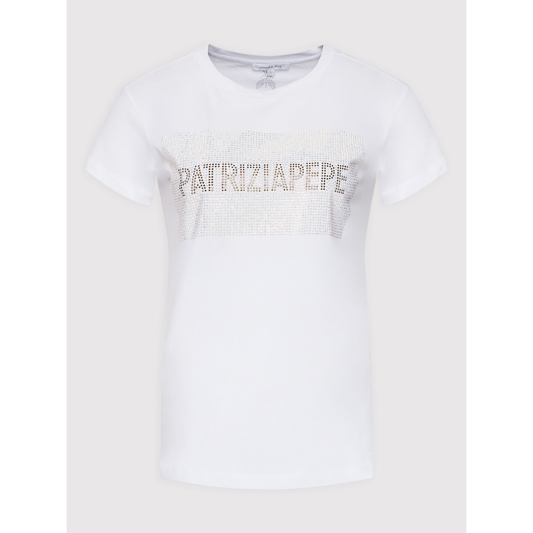 Patrizia Pepe Тишърт 8M1433/J4V5-W103 Бял Regular Fit - Pepit.bg