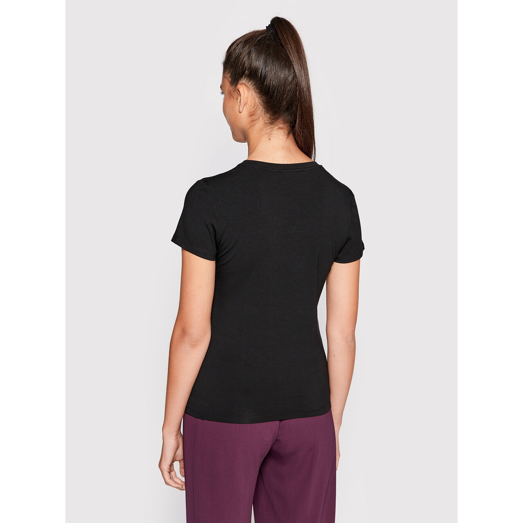 Patrizia Pepe Тишърт CM1419/J013-K103 Черен Regular Fit - Pepit.bg