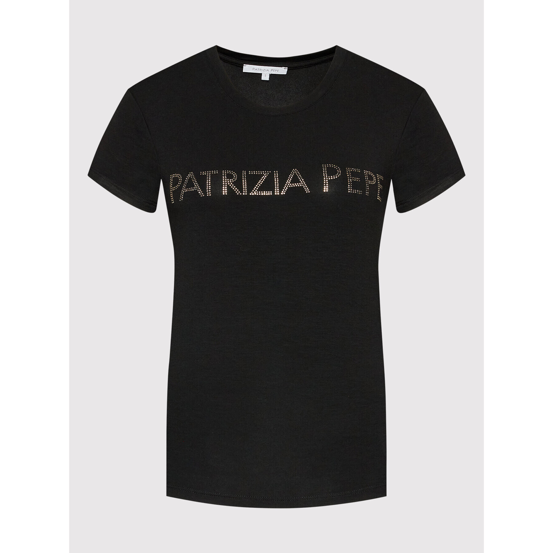 Patrizia Pepe Тишърт CM1419/J013-K103 Черен Regular Fit - Pepit.bg