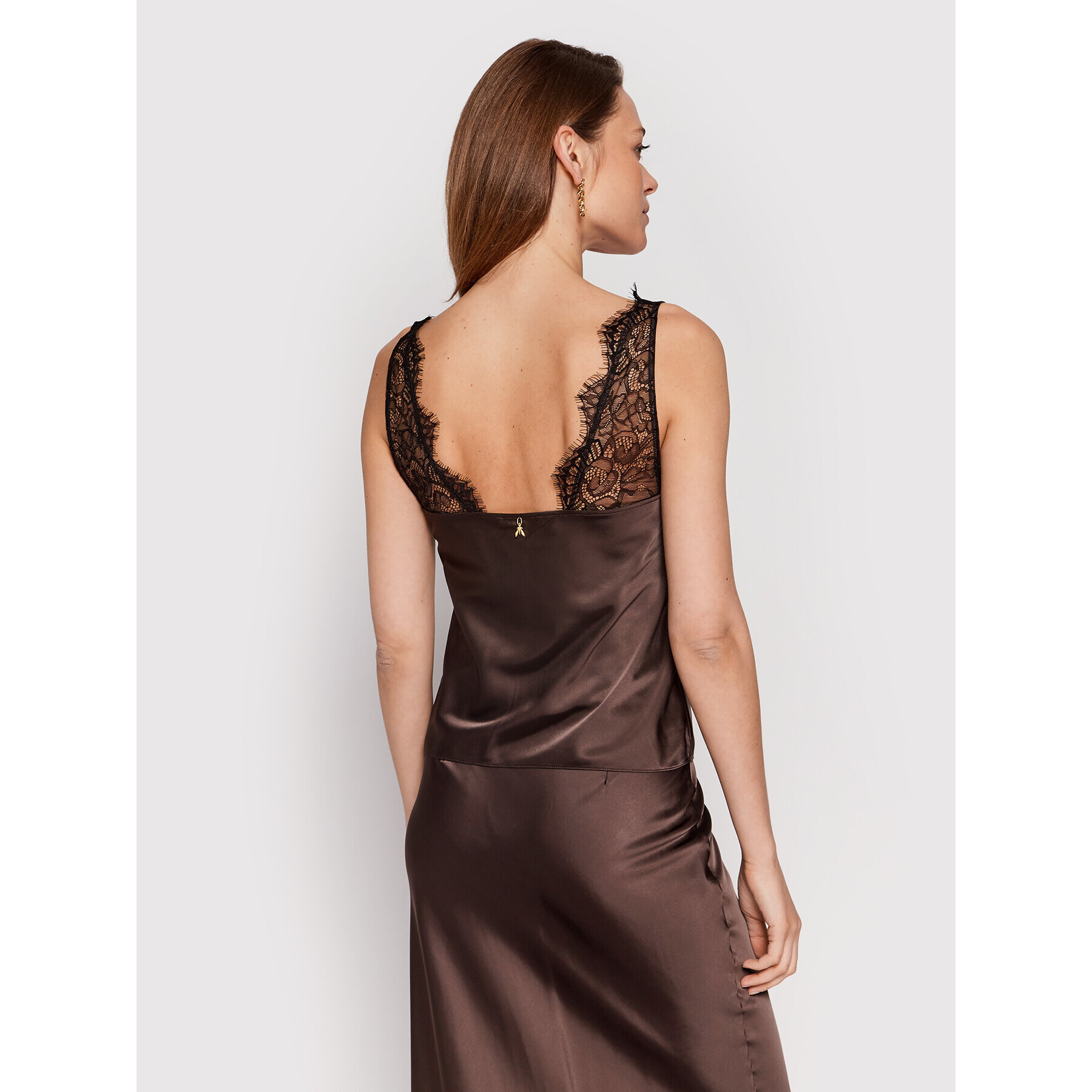 Patrizia Pepe топ 2C1403/A644-B738 Кафяв Regular Fit - Pepit.bg