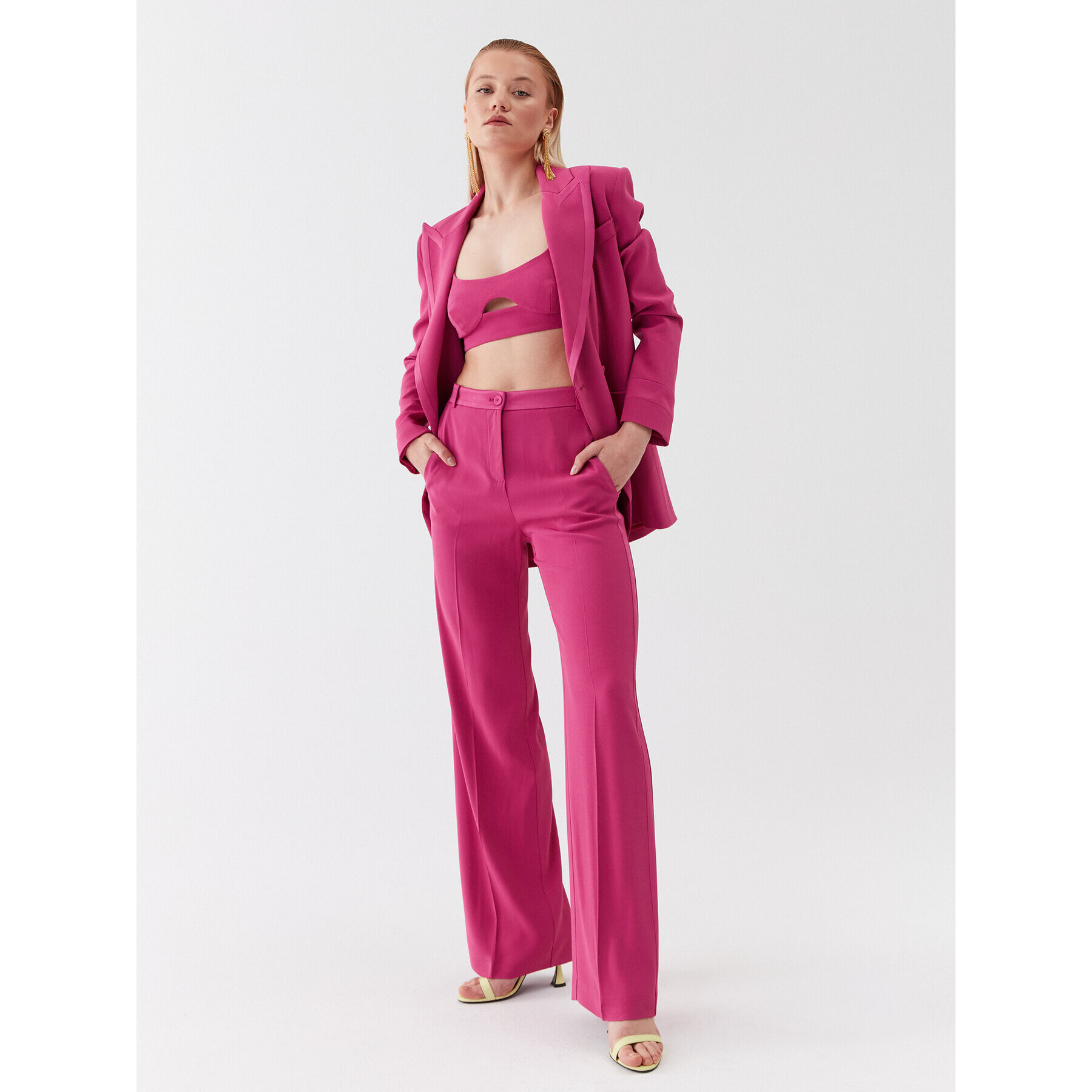 Patrizia Pepe топ 2C1454/A236-M447 Розов Slim Fit - Pepit.bg