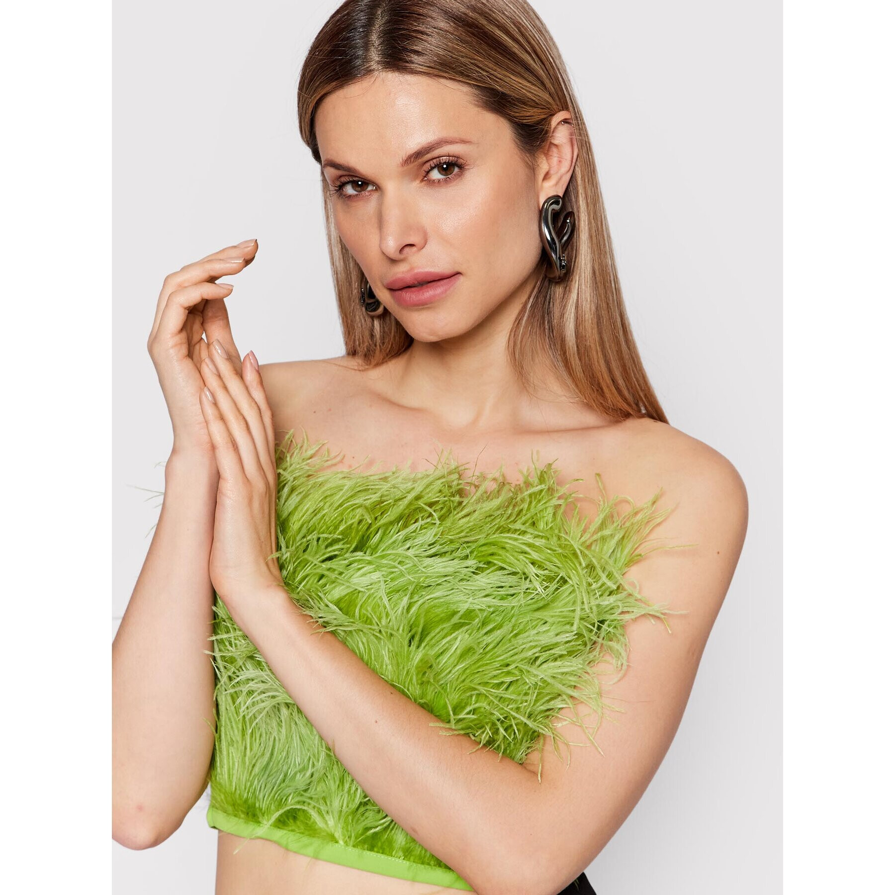 Patrizia Pepe топ 8C0544/A102-G532 Зелен Slim Fit - Pepit.bg