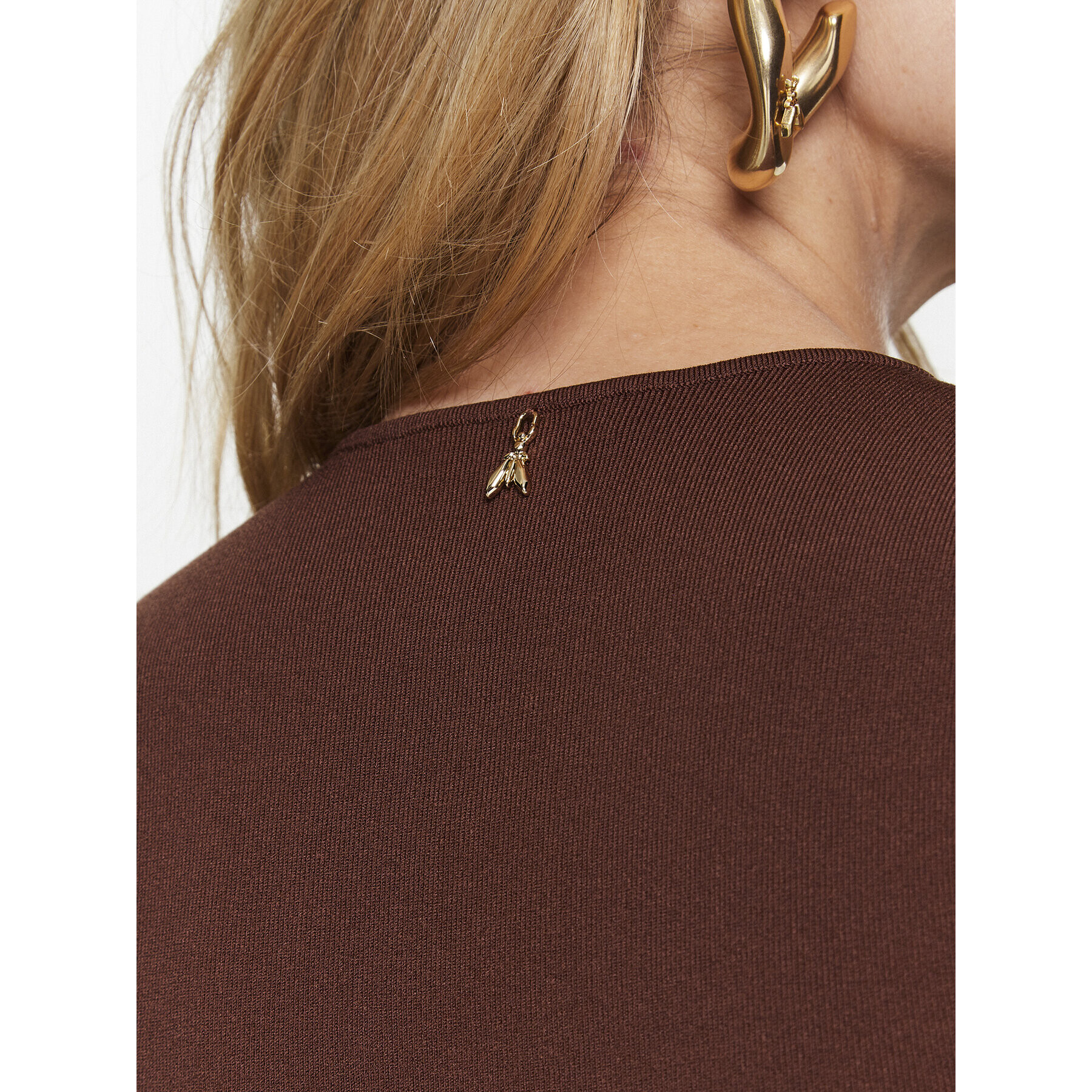 Patrizia Pepe топ 8K0110/K082-B754 Кафяв Slim Fit - Pepit.bg