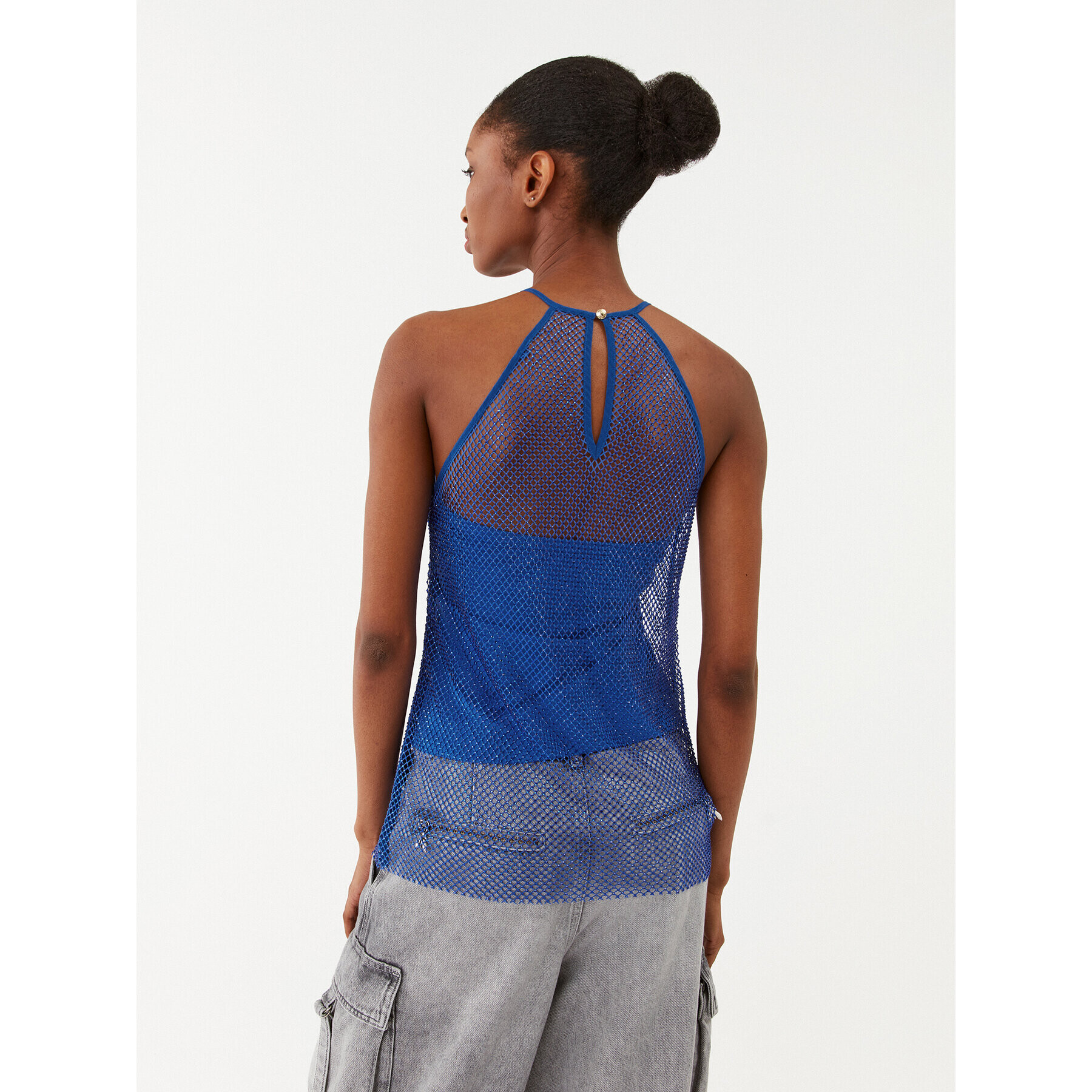 Patrizia Pepe топ 8M1547/A9U8-C966 Син Regular Fit - Pepit.bg
