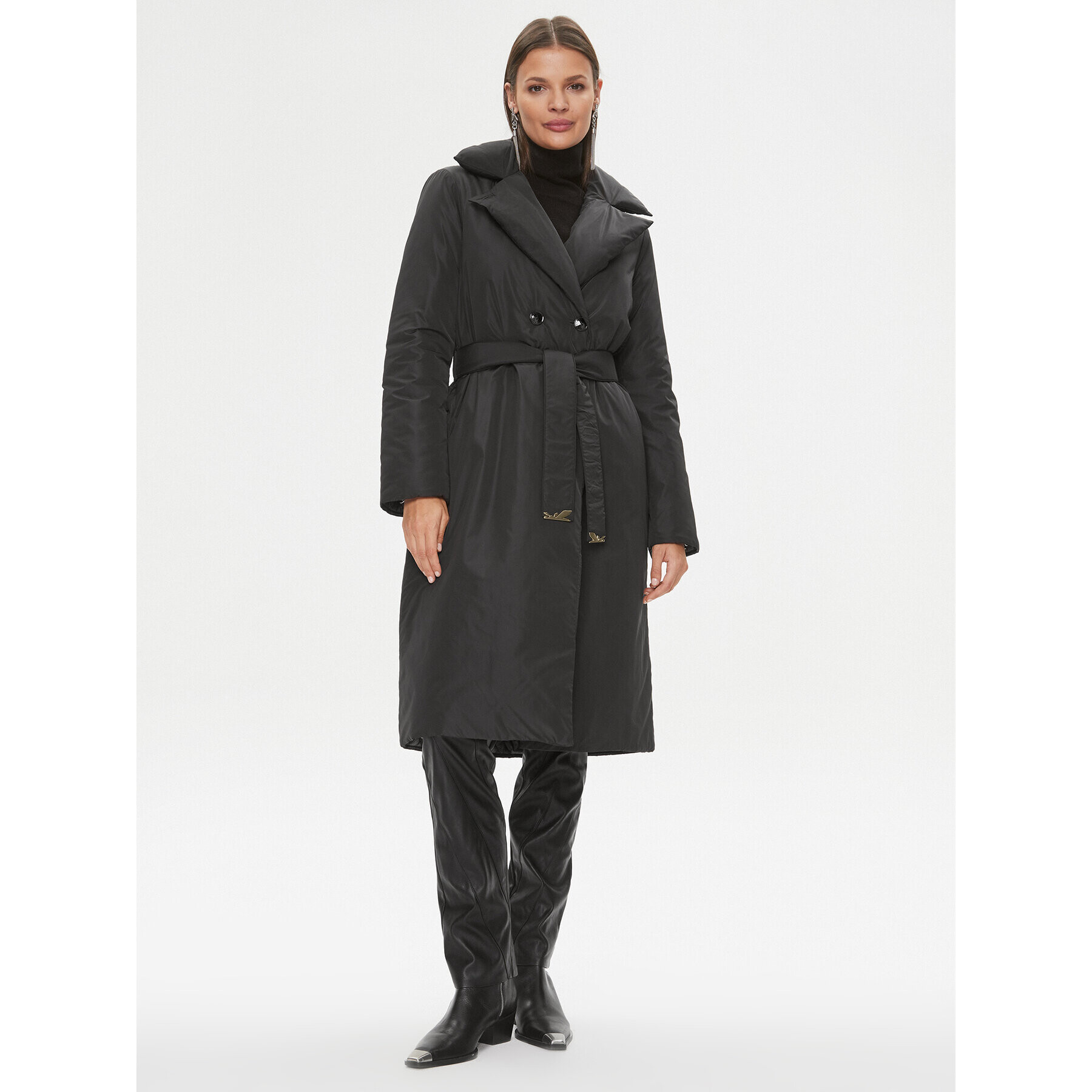 Patrizia Pepe Зимно яке 2O0124/A358-K103 Черен Regular Fit - Pepit.bg