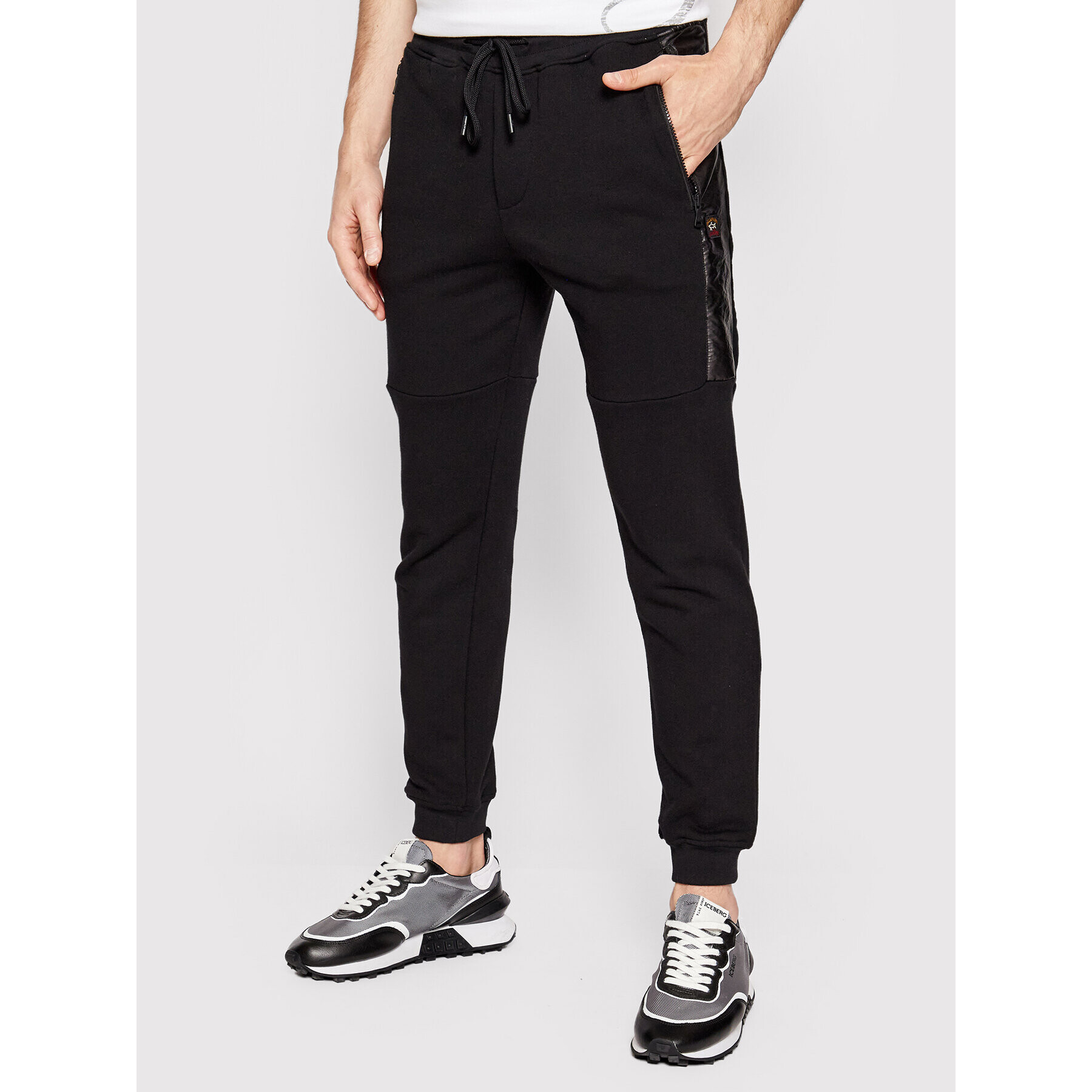 Paul&Shark Долнище анцуг 22411910 Черен Regular Fit - Pepit.bg