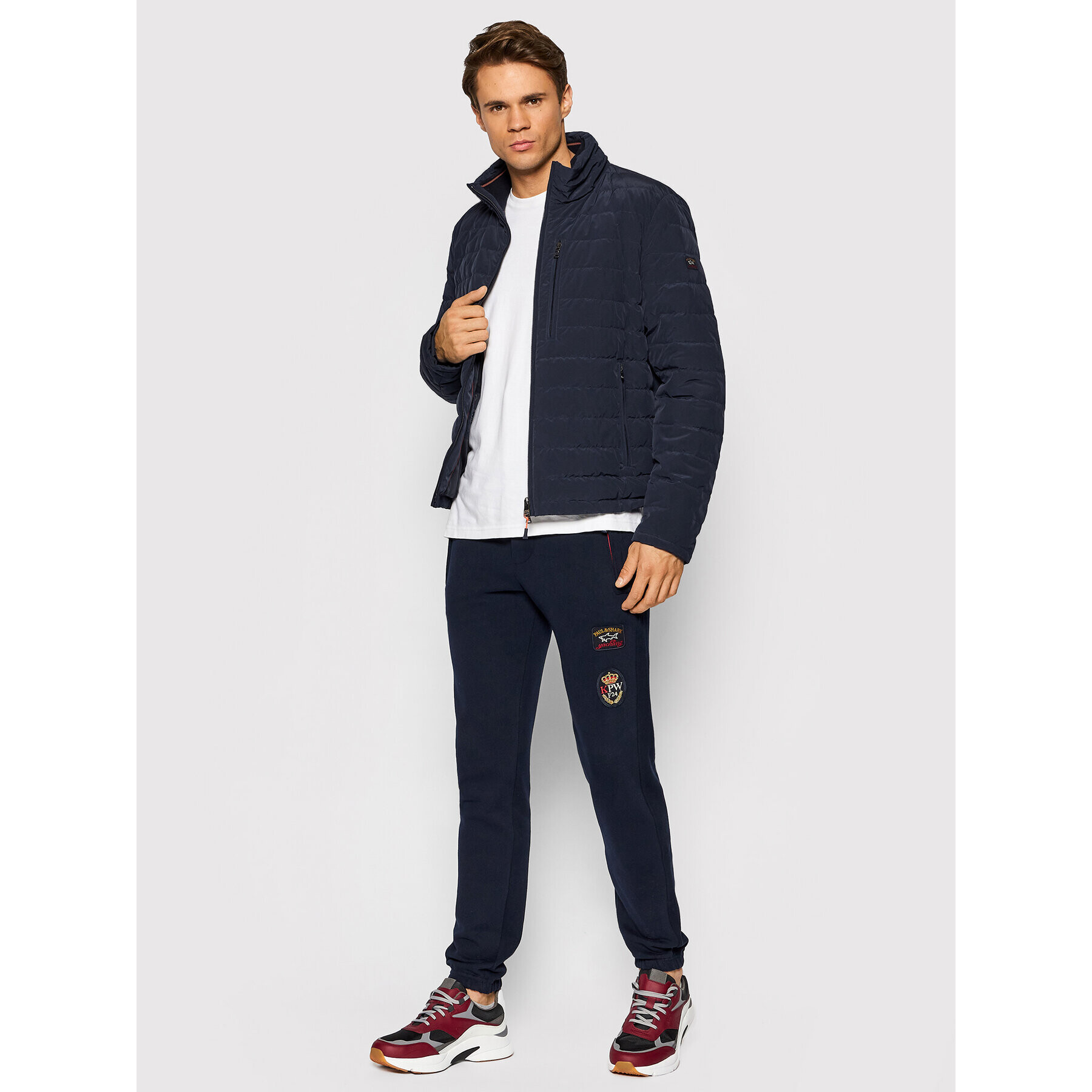 Paul&Shark Пухено яке 11312234 Тъмносин Regular Fit - Pepit.bg