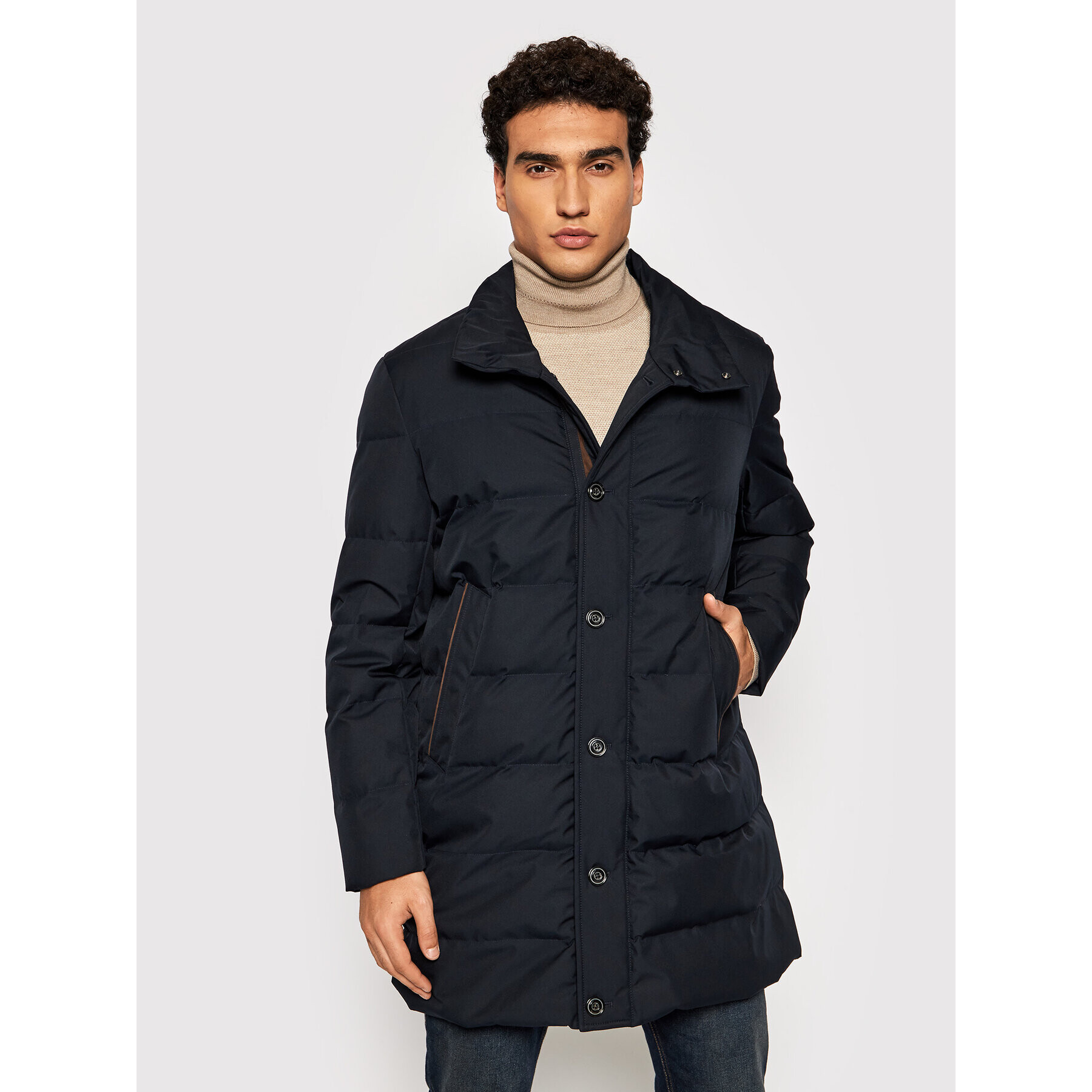 Paul&Shark Пухено яке 11312423 Тъмносин Regular Fit - Pepit.bg