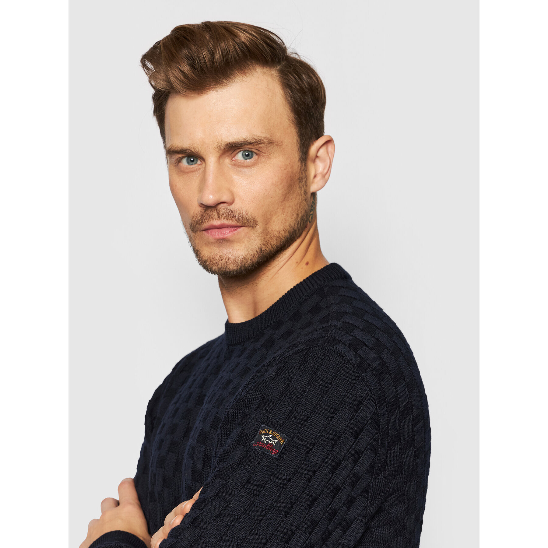 Paul&Shark Пуловер 11311082 Тъмносин Regular Fit - Pepit.bg