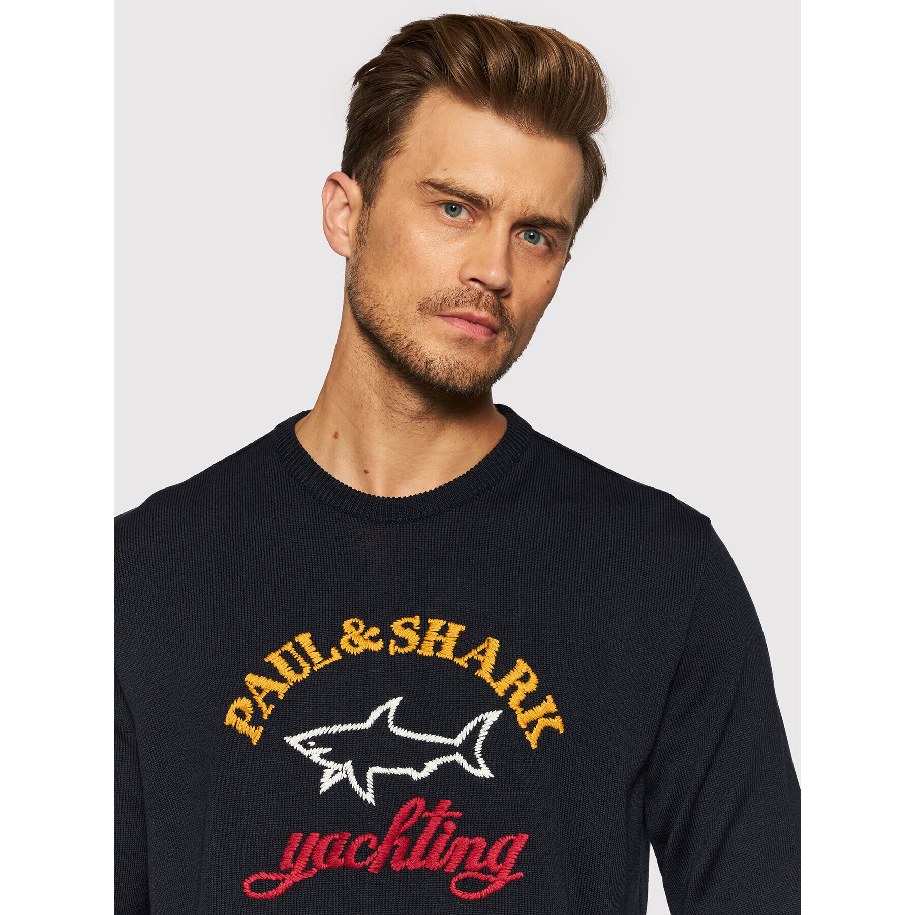 Paul&Shark Пуловер 11311302 Тъмносин Regular Fit - Pepit.bg