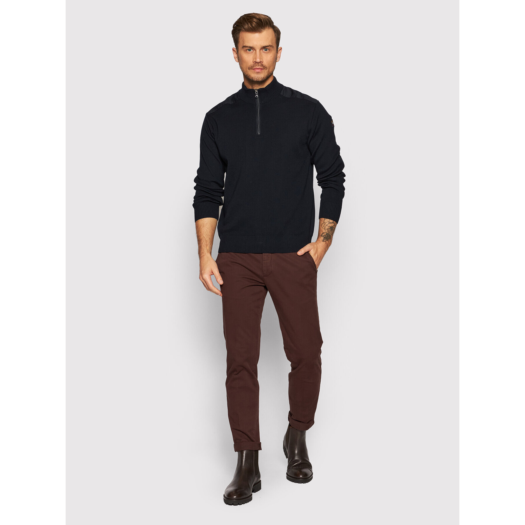 Paul&Shark Пуловер C0P1028 Тъмносин Regular Fit - Pepit.bg