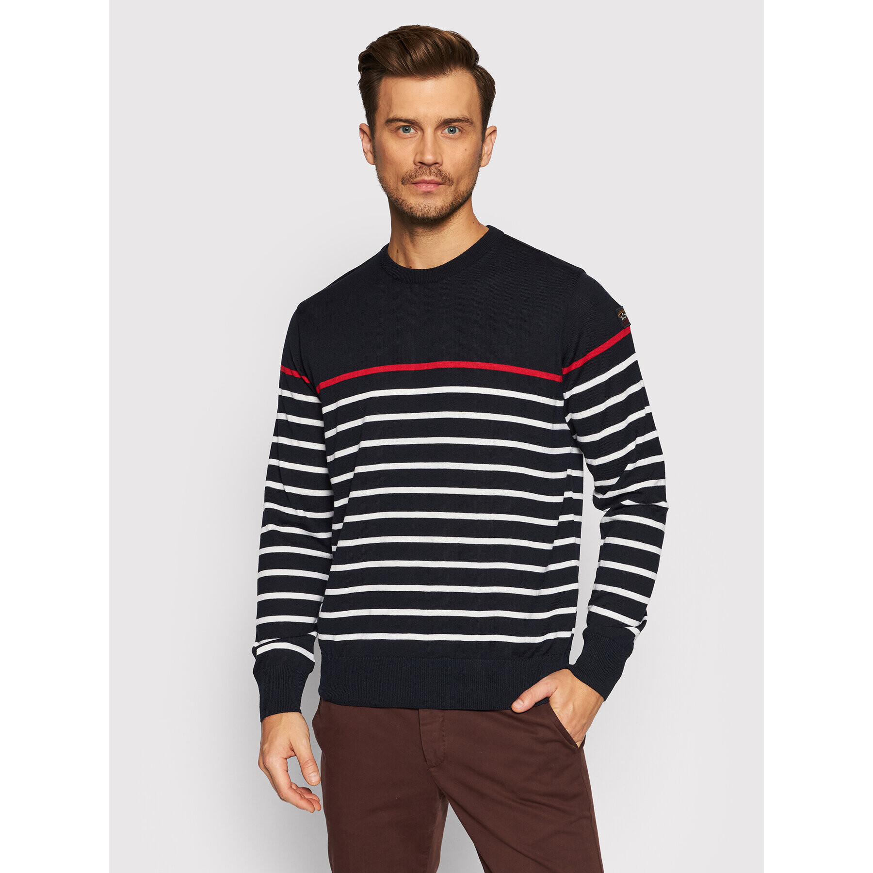 Paul&Shark Пуловер C0P1046 Тъмносин Regular Fit - Pepit.bg