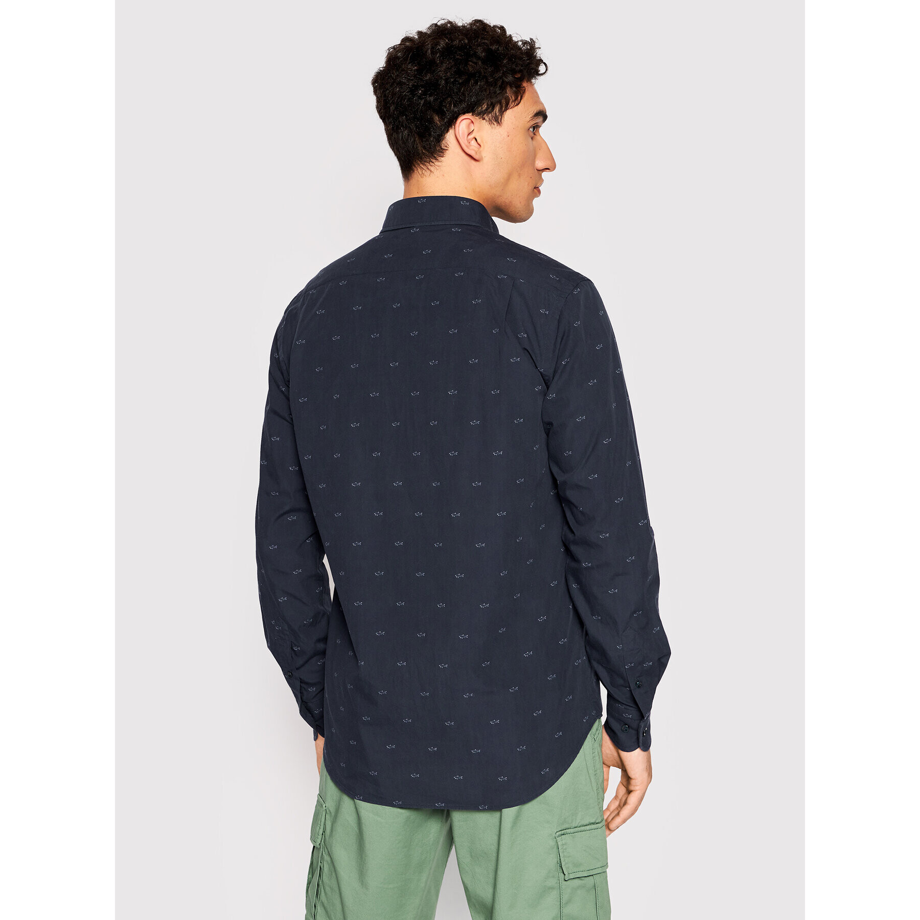 Paul&Shark Риза C0P3061 Тъмносин Slim Fit - Pepit.bg