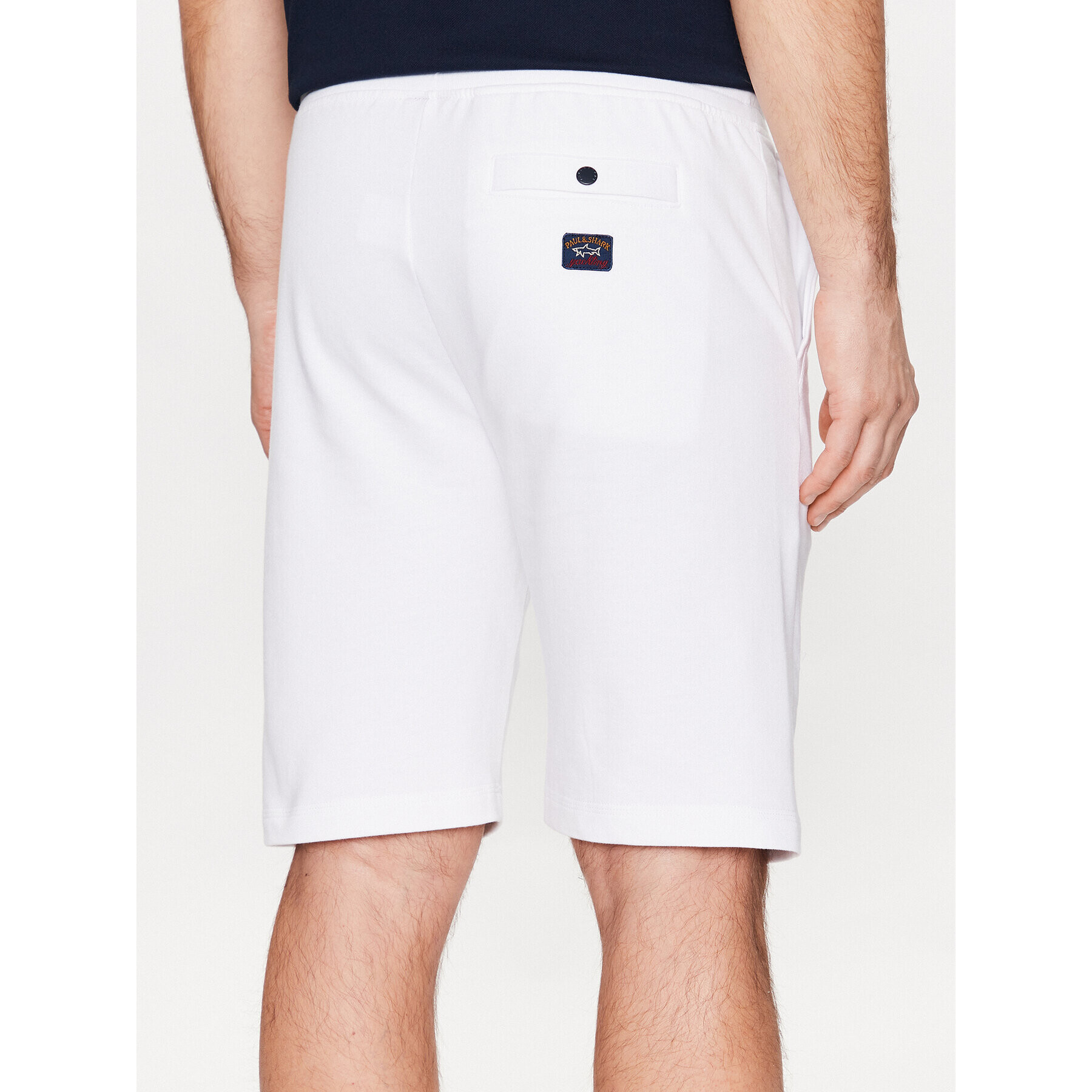 Paul&Shark Спортни шорти 23411958 Бял Regular Fit - Pepit.bg