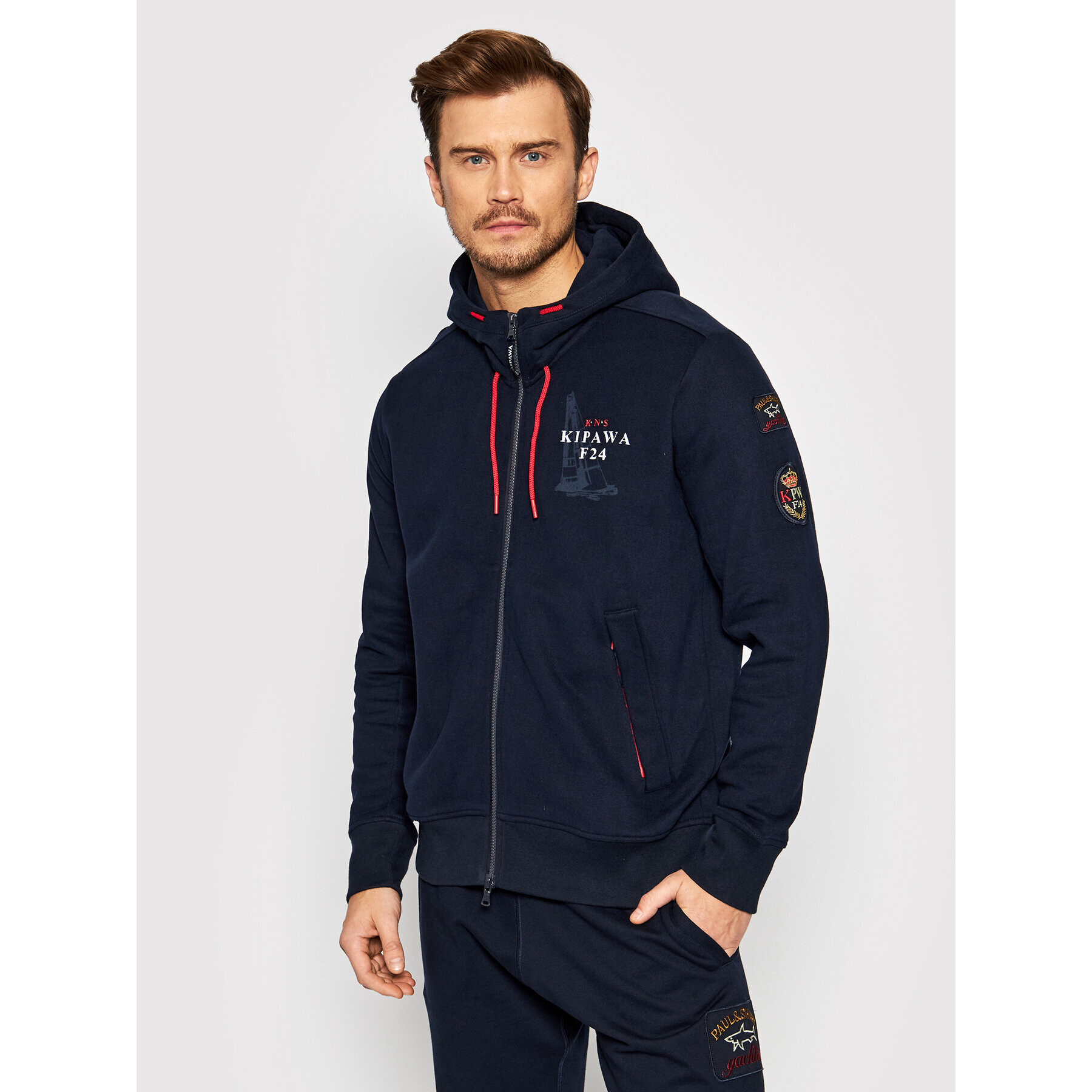 Paul&Shark Суитшърт 11311918 Тъмносин Regular Fit - Pepit.bg