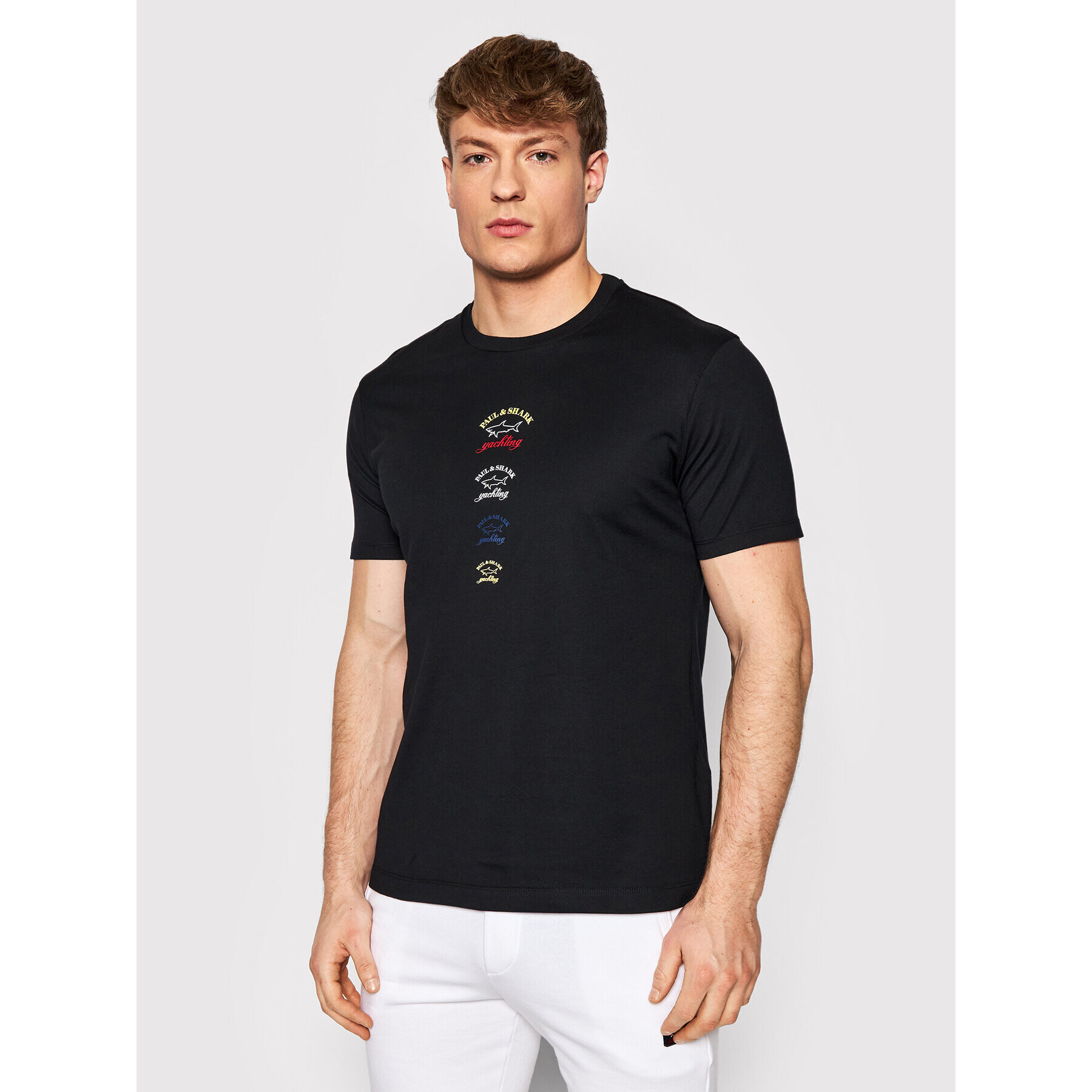 Paul&Shark Тишърт 22411005 Черен Regular Fit - Pepit.bg