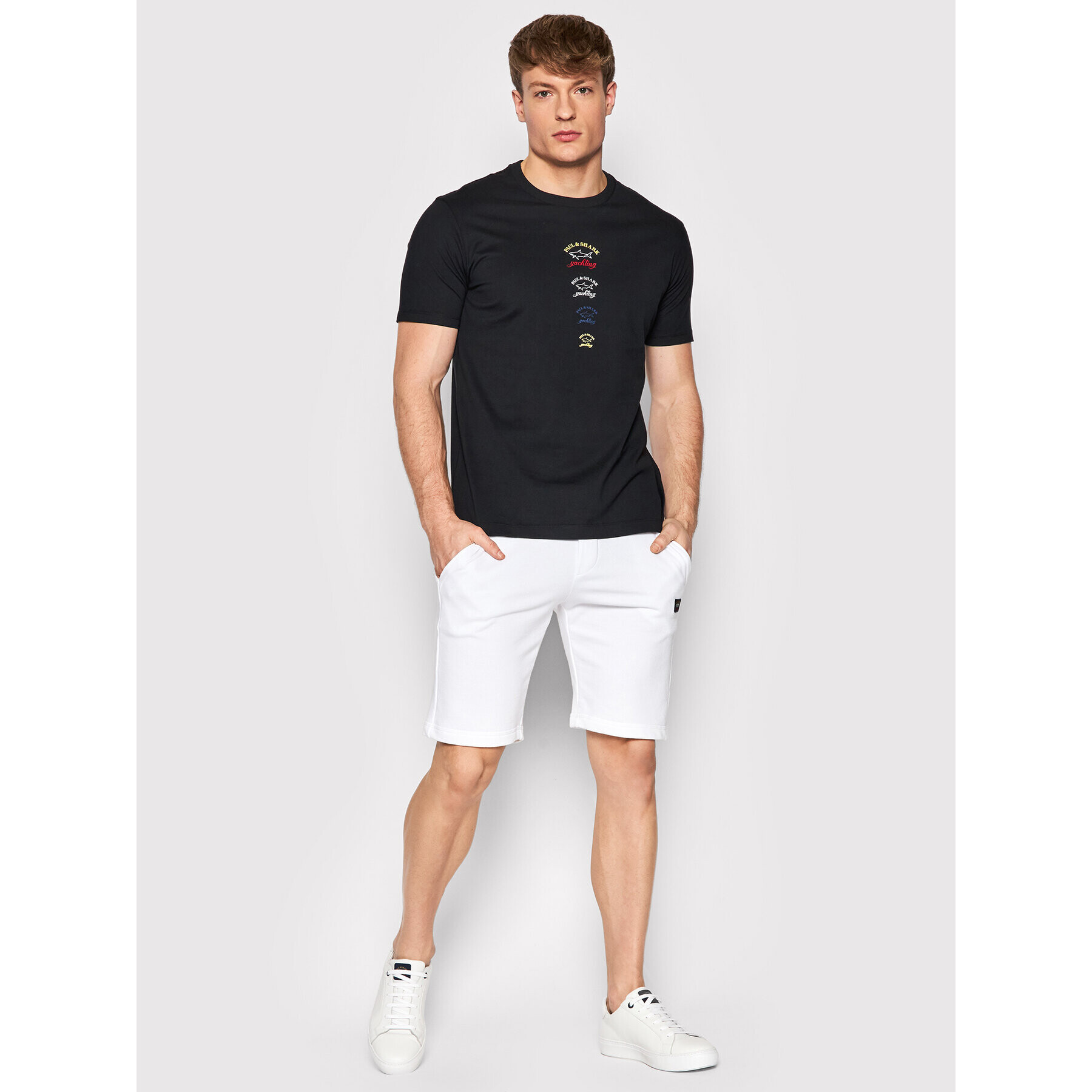 Paul&Shark Тишърт 22411005 Черен Regular Fit - Pepit.bg