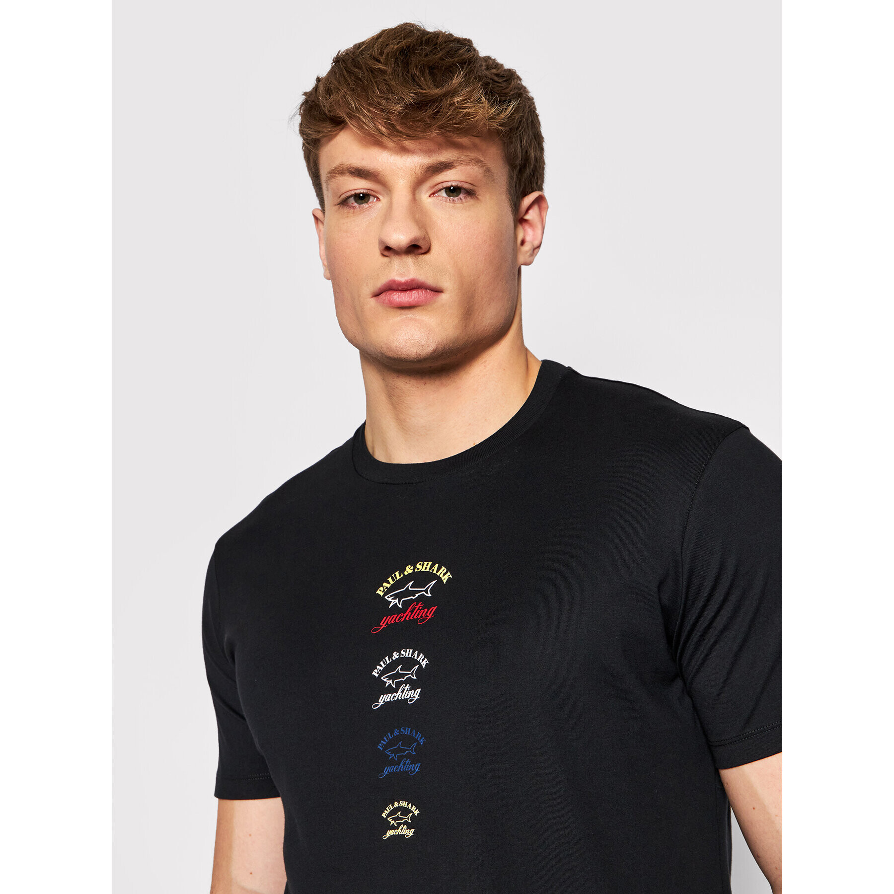 Paul&Shark Тишърт 22411005 Черен Regular Fit - Pepit.bg