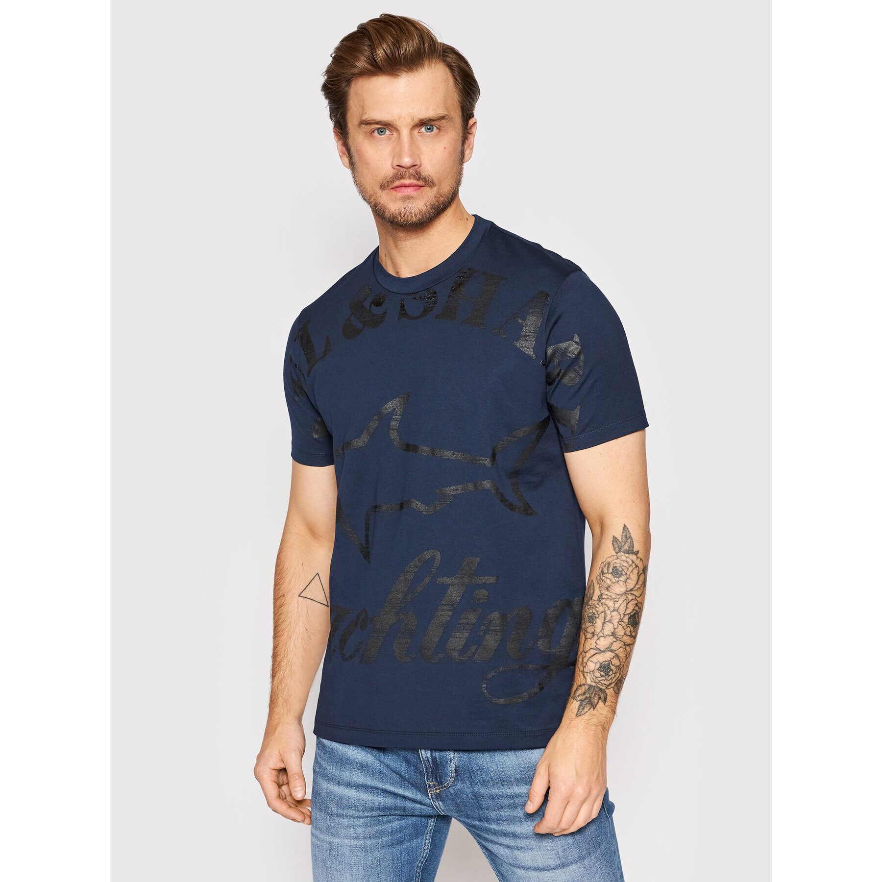 Paul&Shark Тишърт 22411018 Тъмносин Regular Fit - Pepit.bg