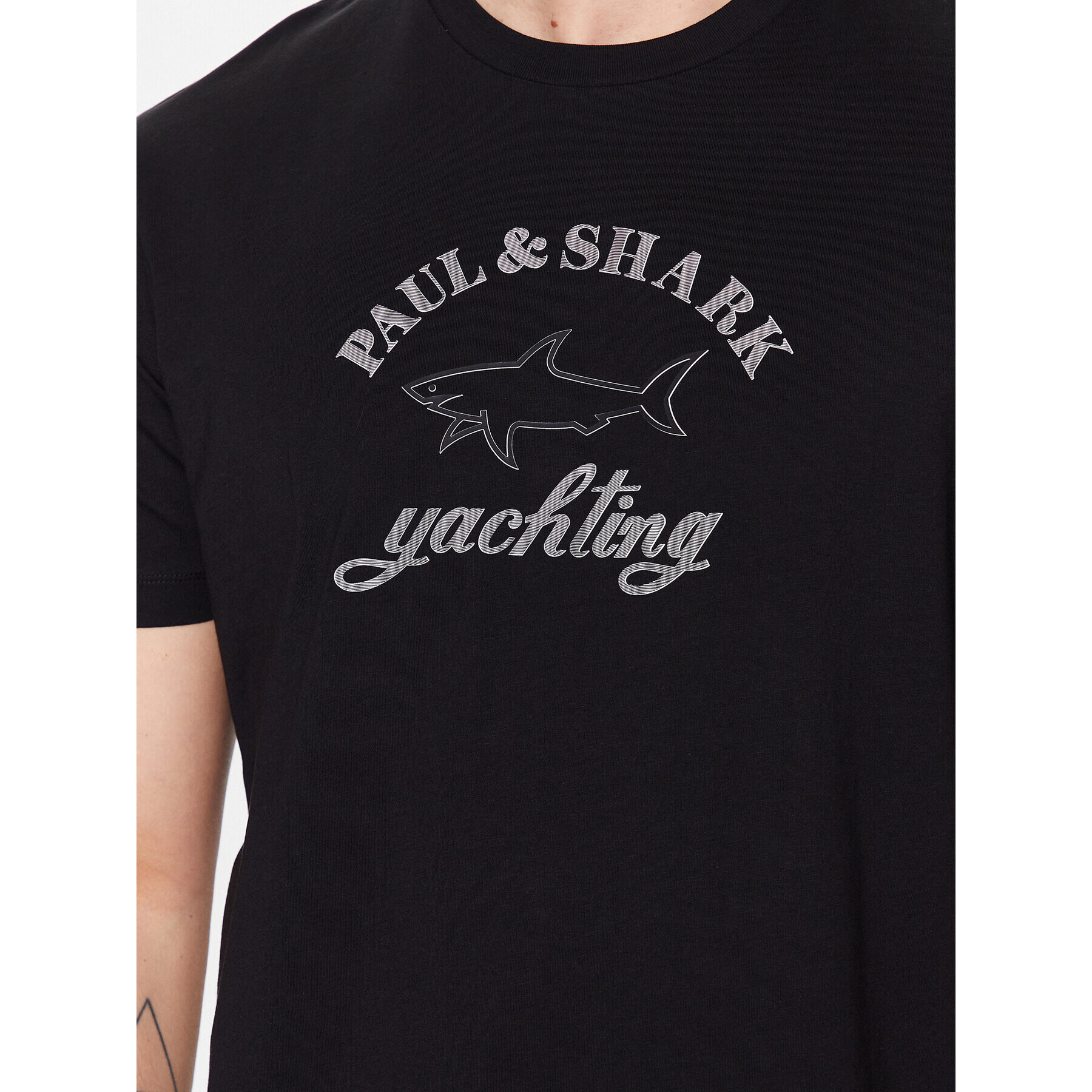 Paul&Shark Тишърт 23411195 Черен Regular Fit - Pepit.bg