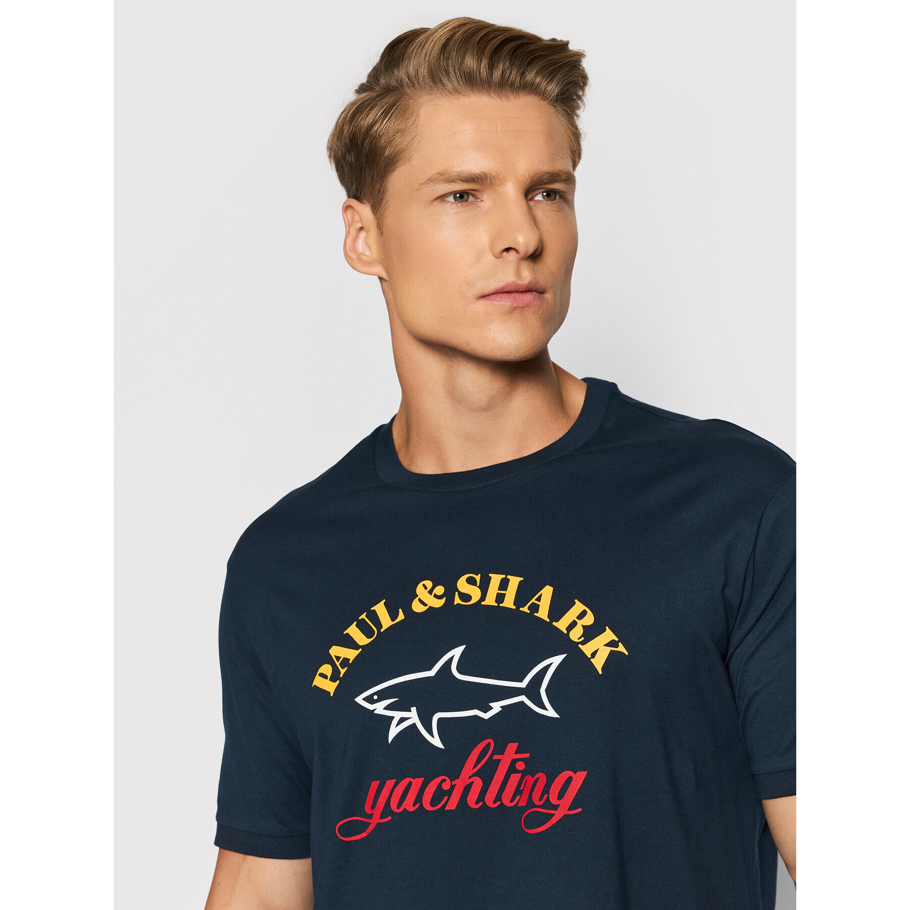 Paul&Shark Тишърт C0P1006 Тъмносин Regular Fit - Pepit.bg