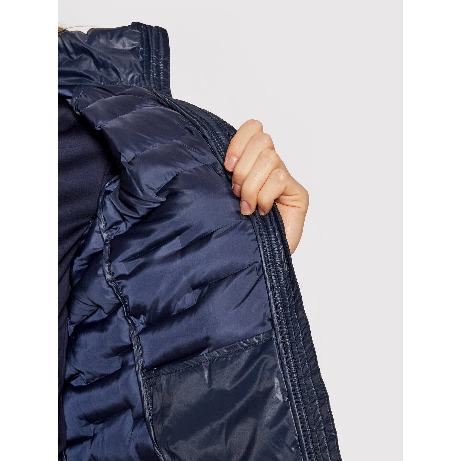 Peak Performance Пухено яке Argon G75122030 Тъмносин Slim Fit - Pepit.bg