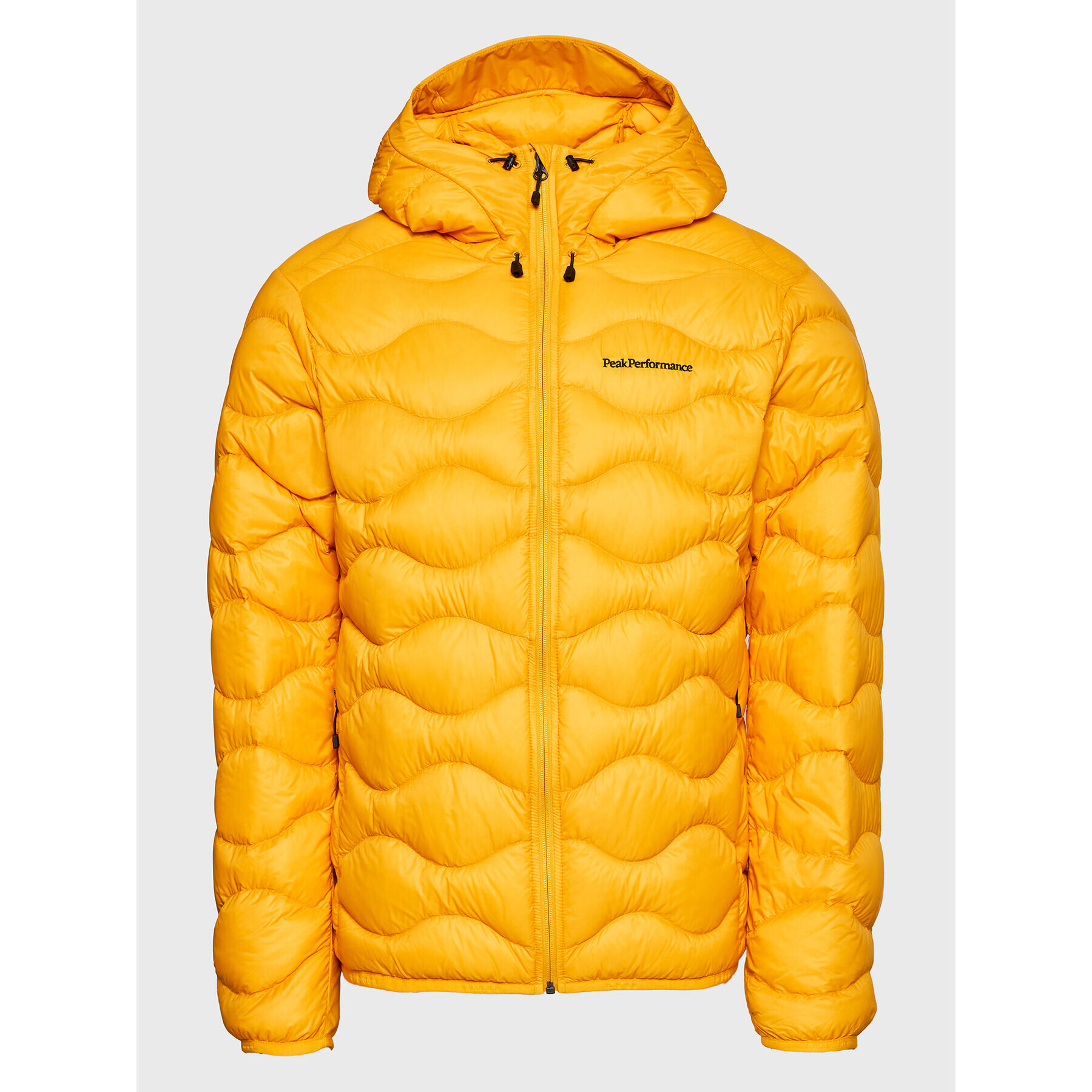 Peak Performance Пухено яке Helium G77849170 Жълт Regular Fit - Pepit.bg