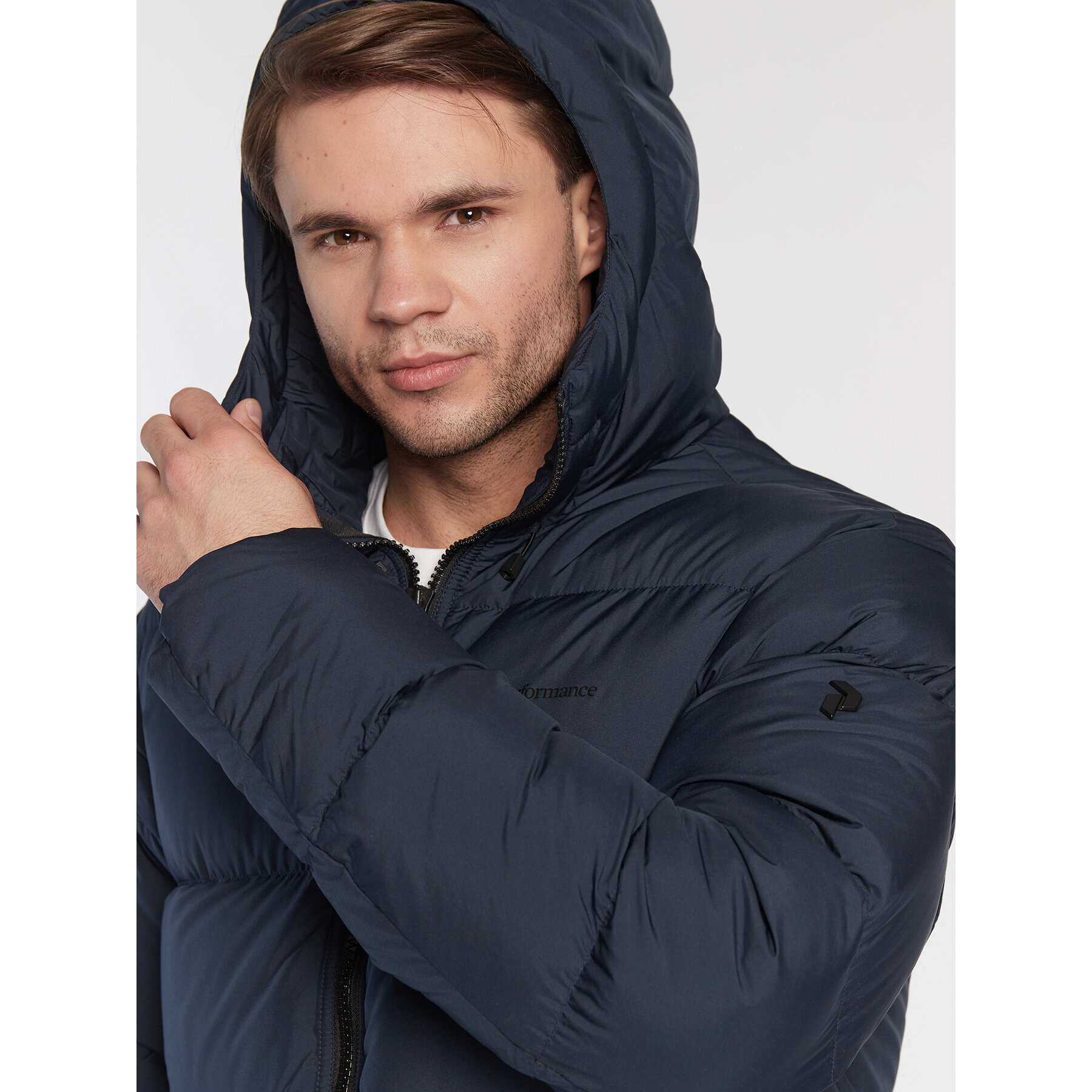 Peak Performance Пухено яке Rivel Down G77962020 Тъмносин Regular Fit - Pepit.bg