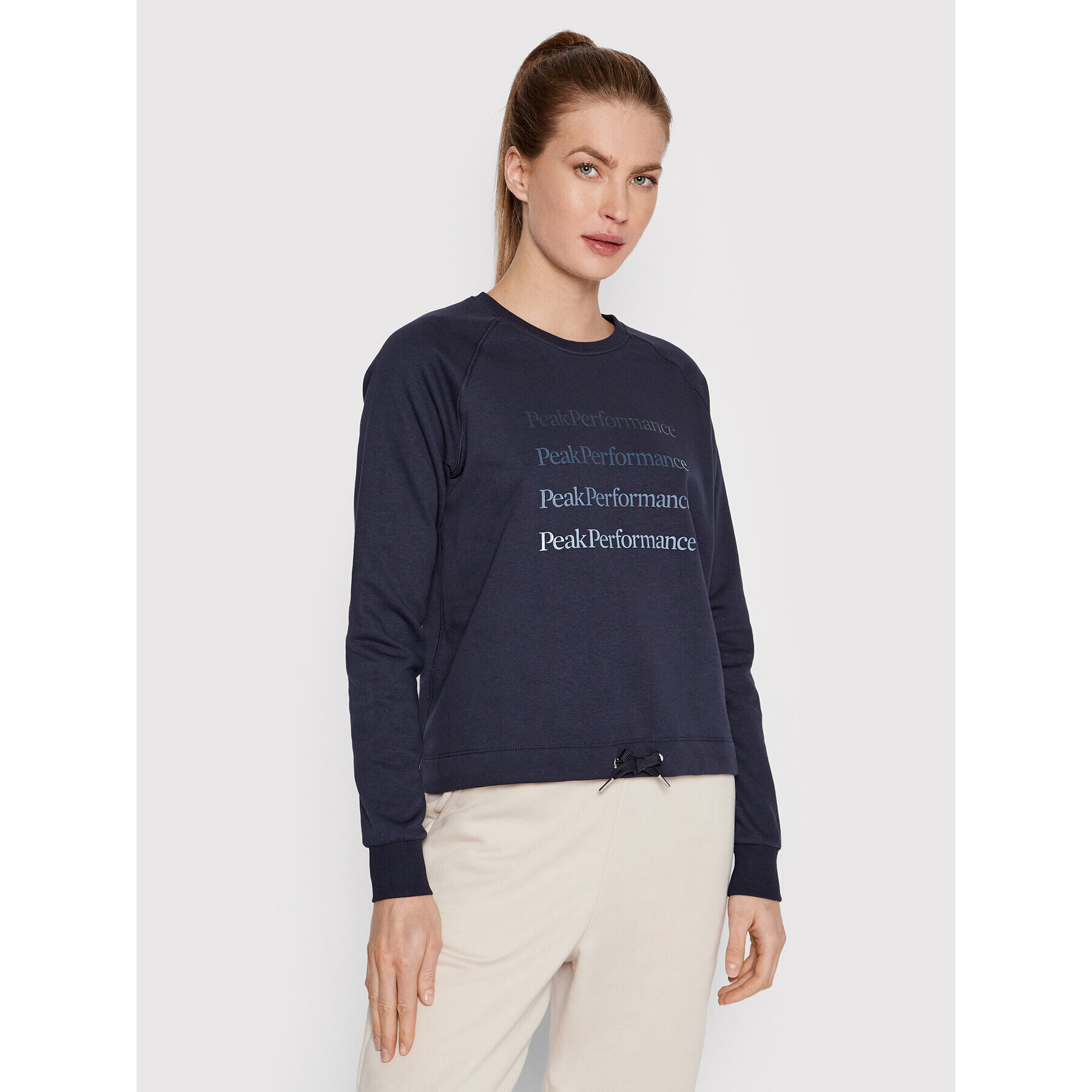 Peak Performance Суитшърт Ground Crew G77288010 Тъмносин Regular Fit - Pepit.bg