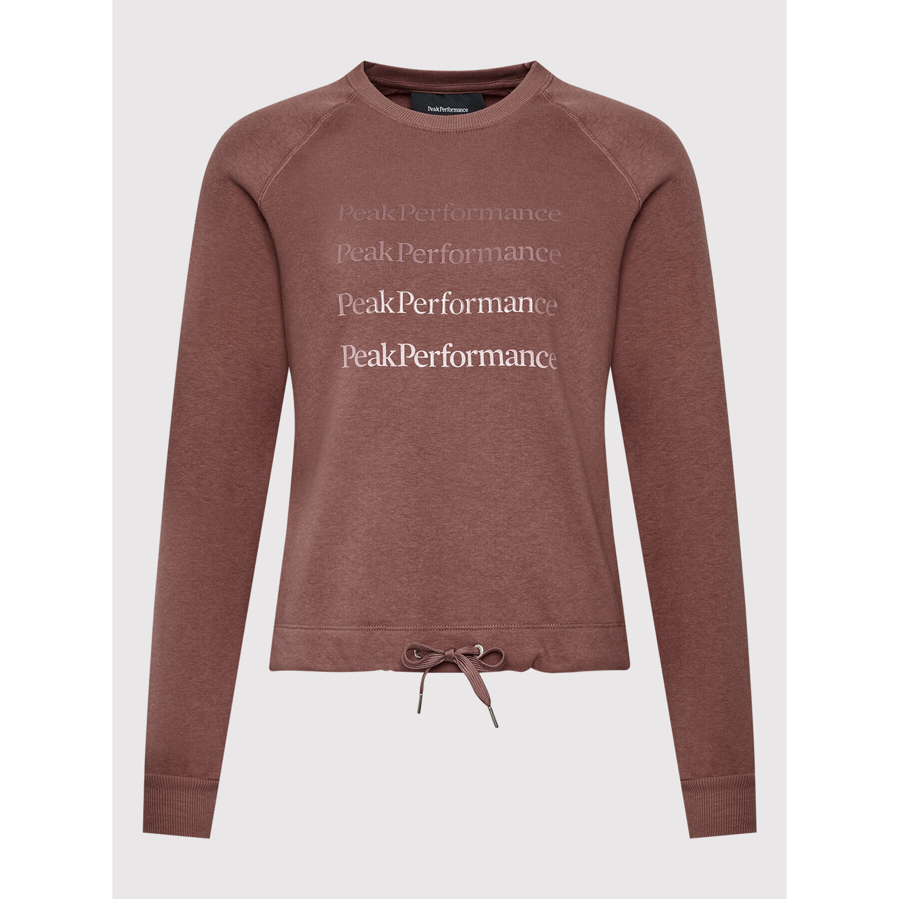 Peak Performance Суитшърт Ground Crew G77288090 Кафяв Regular Fit - Pepit.bg