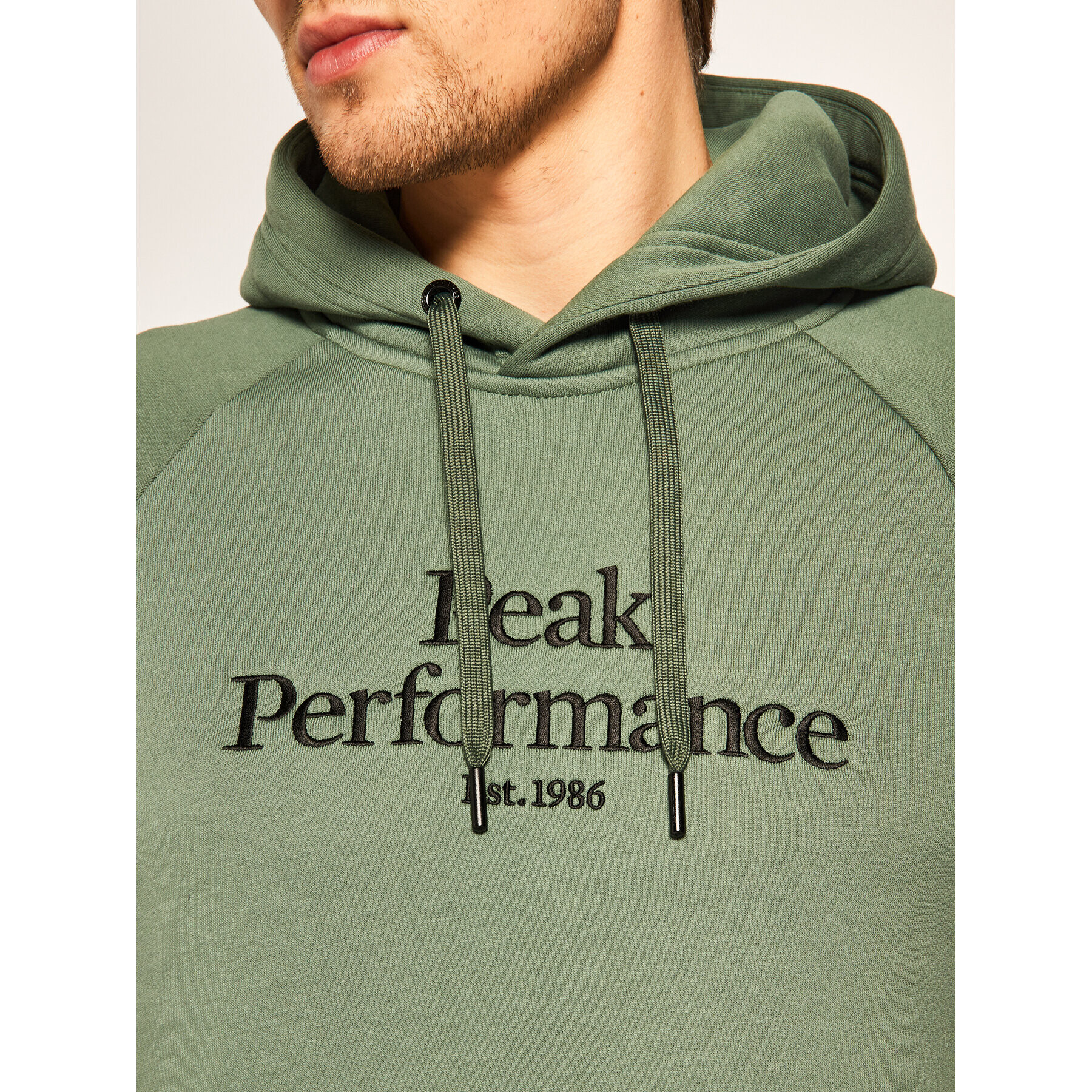 Peak Performance Суитшърт Orig G66761035 Зелен Regular Fit - Pepit.bg