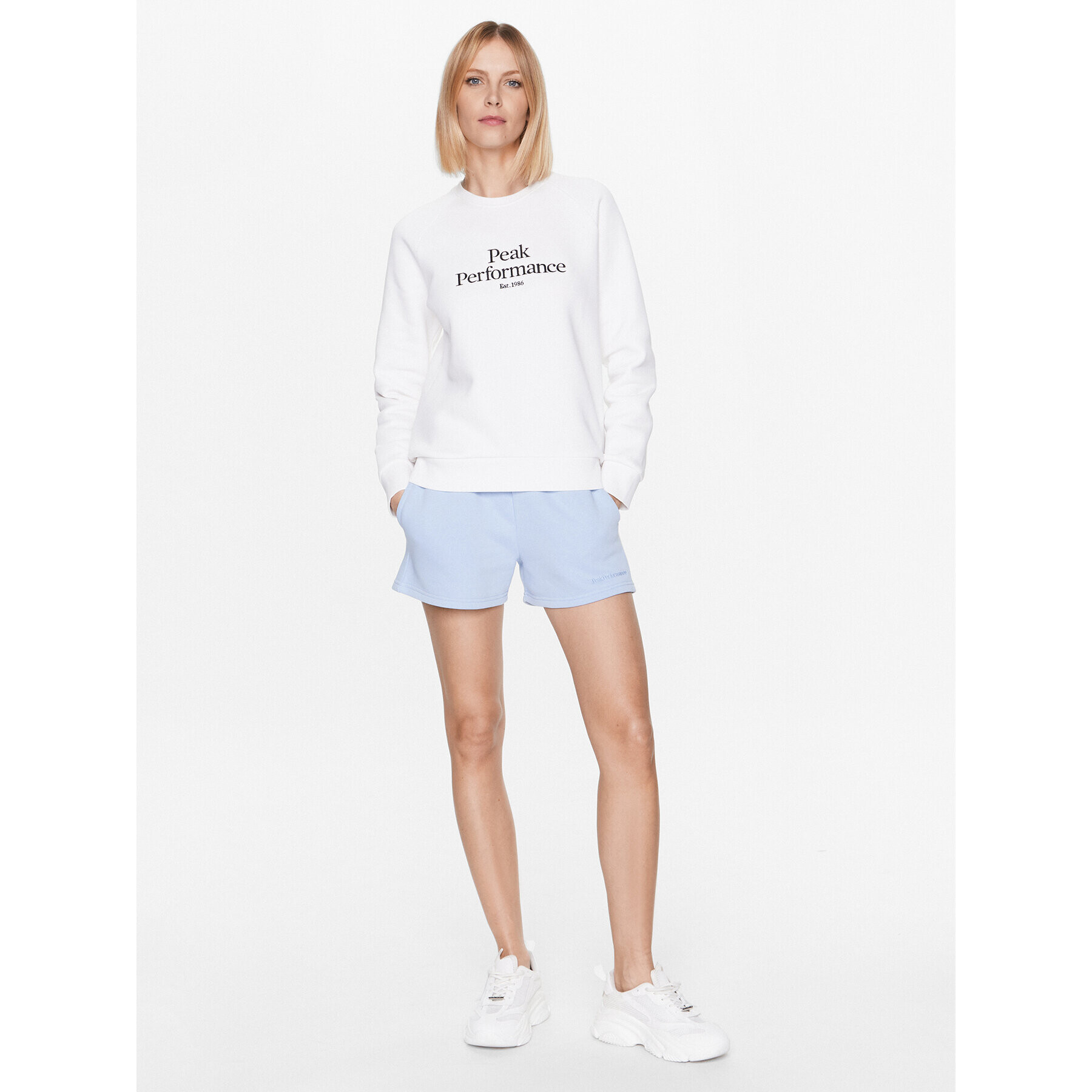 Peak Performance Суитшърт Original G77752320 Бял Regular Fit - Pepit.bg