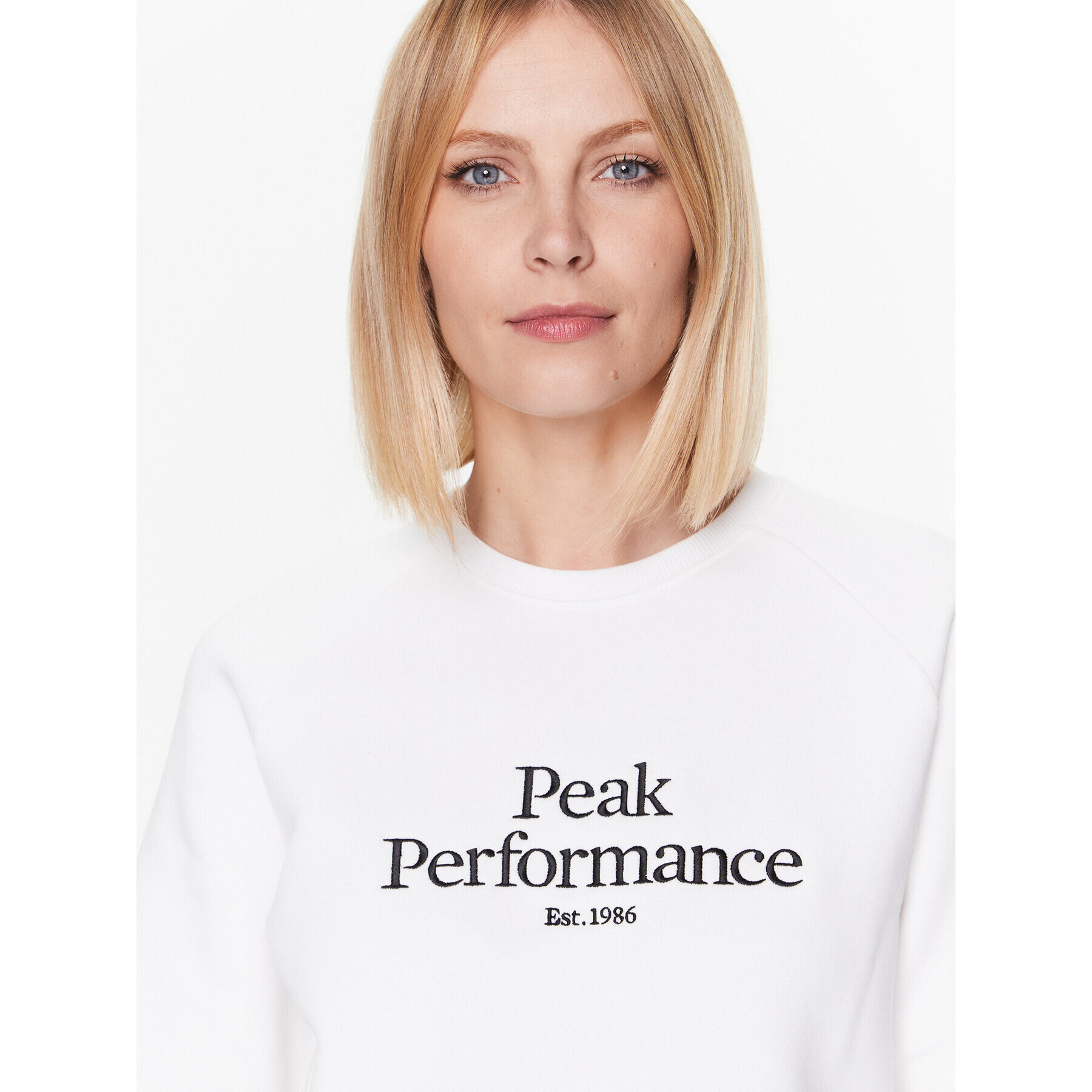 Peak Performance Суитшърт Original G77752320 Бял Regular Fit - Pepit.bg