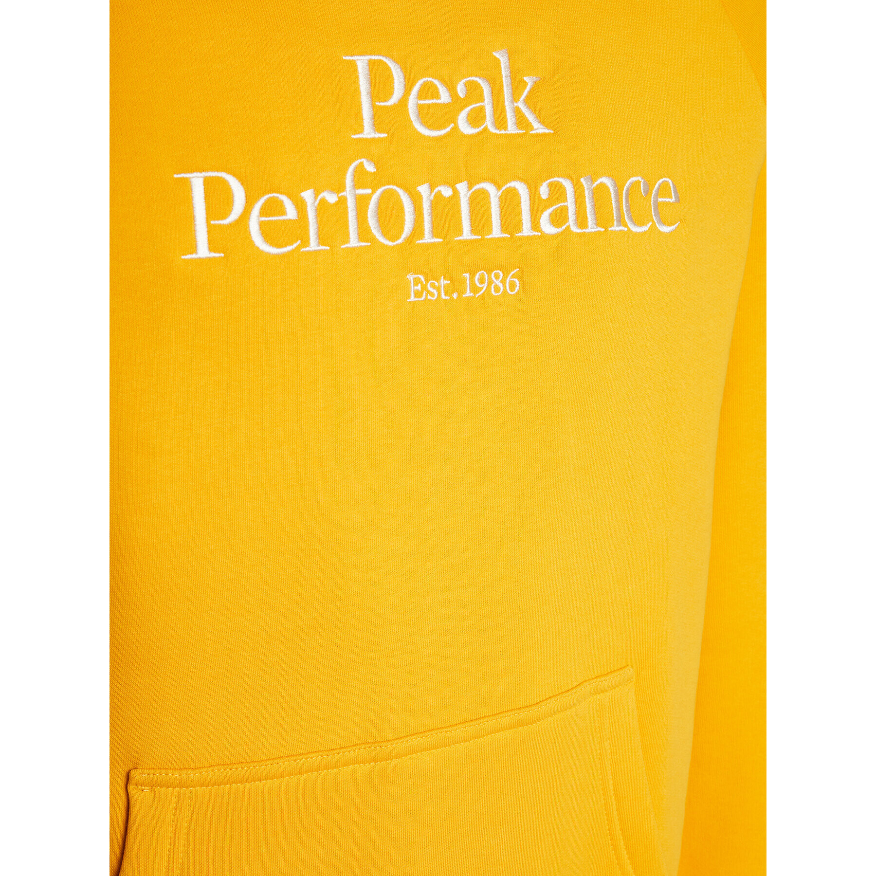 Peak Performance Суитшърт Original G77756420 Жълт Regular Fit - Pepit.bg