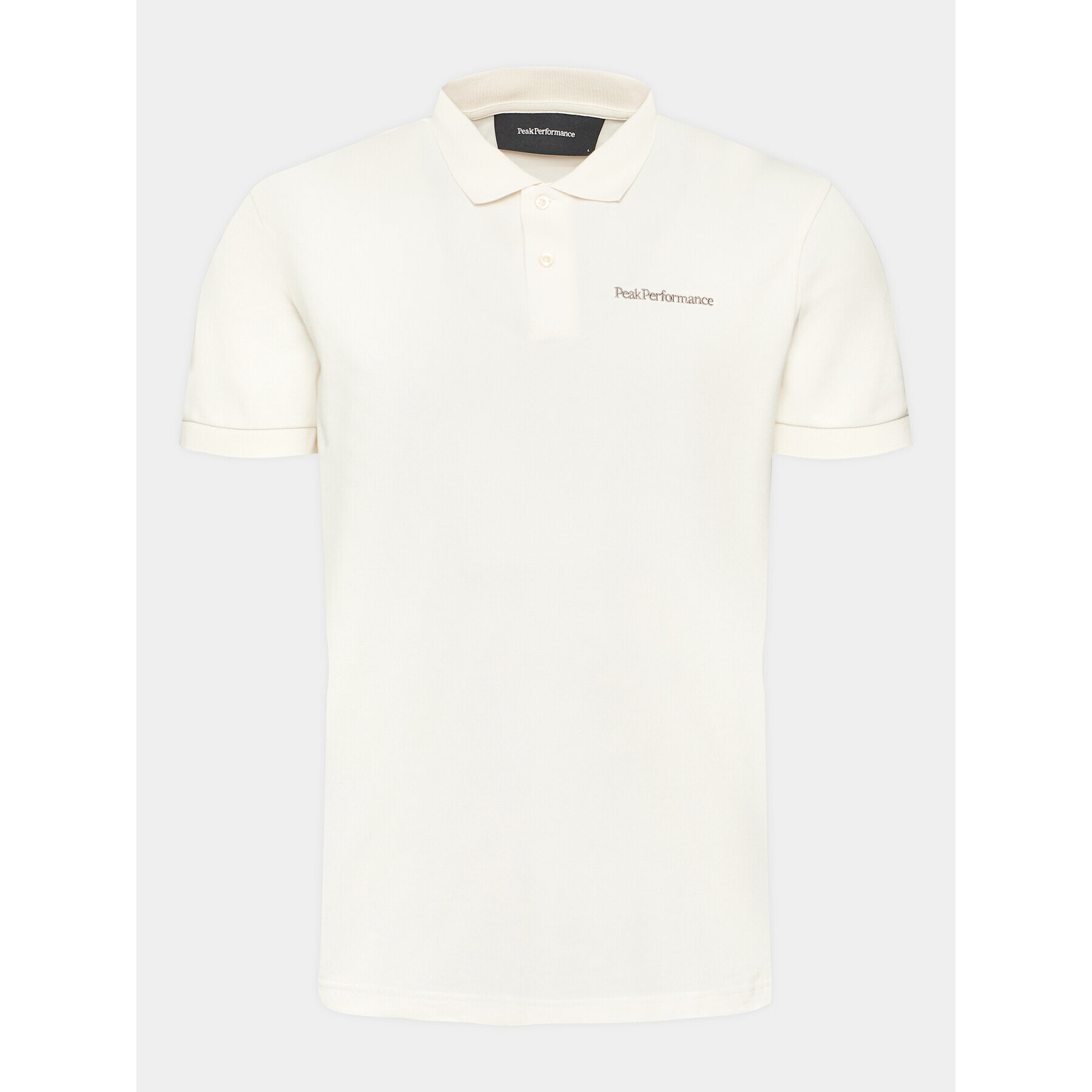Peak Performance Тениска с яка и копчета Original G78778090 Бял Regular Fit - Pepit.bg