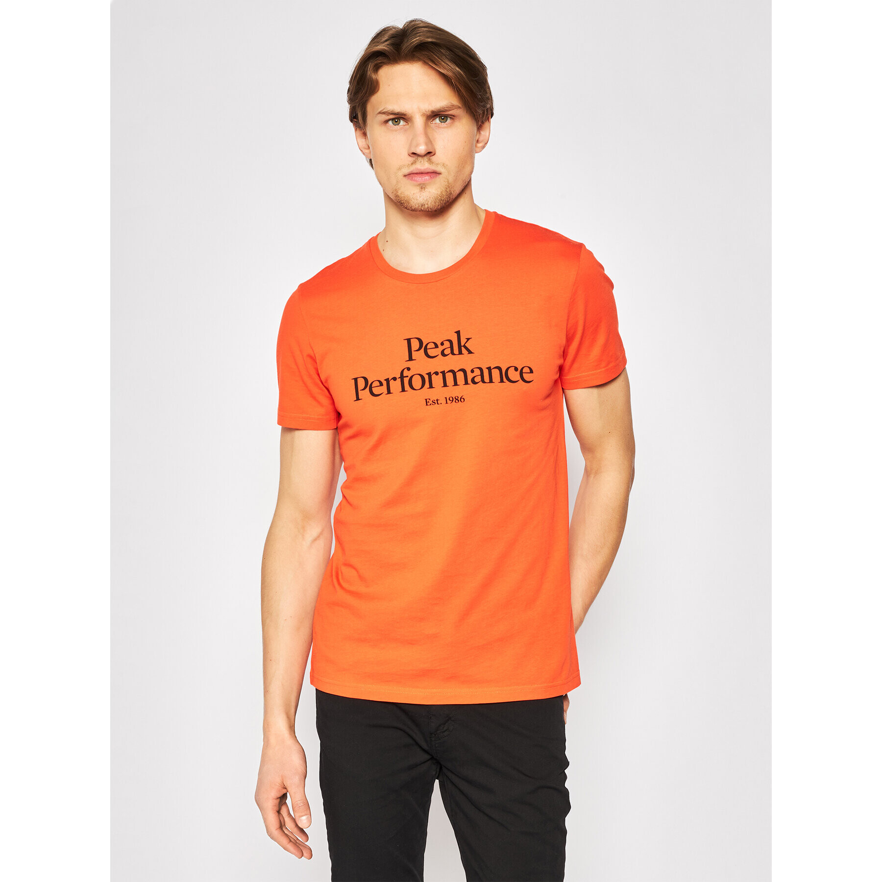 Peak Performance Тишърт Orig G66762019 Оранжев Regular Fit - Pepit.bg