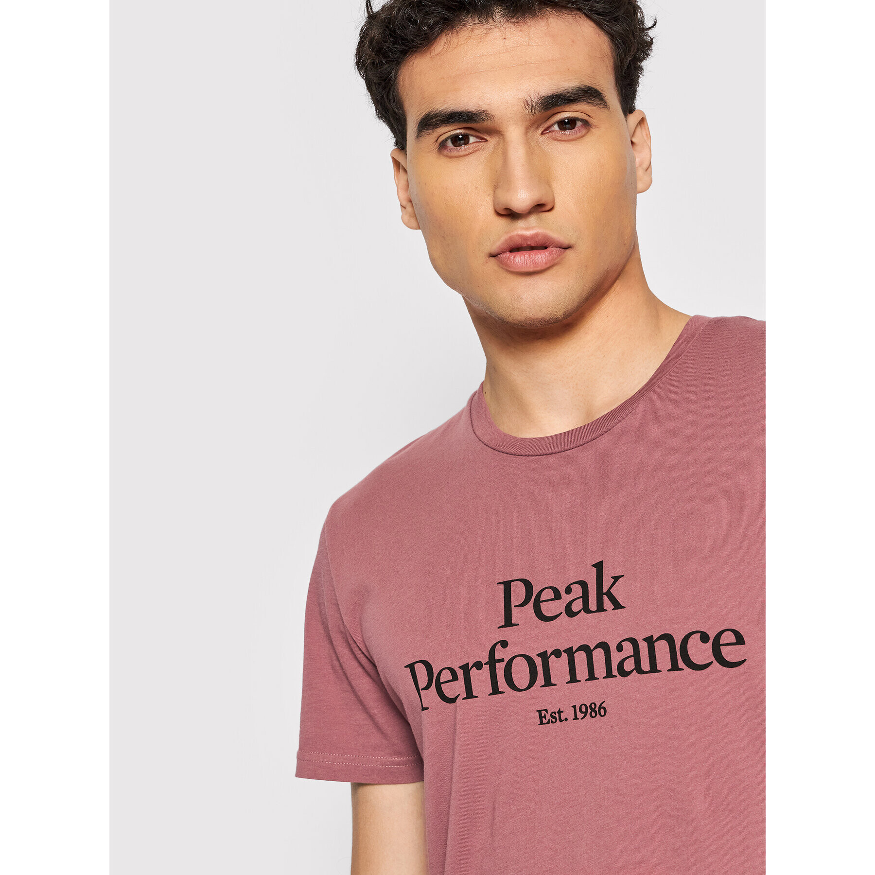 Peak Performance Тишърт Original G77266240 Бордо Regular Fit - Pepit.bg