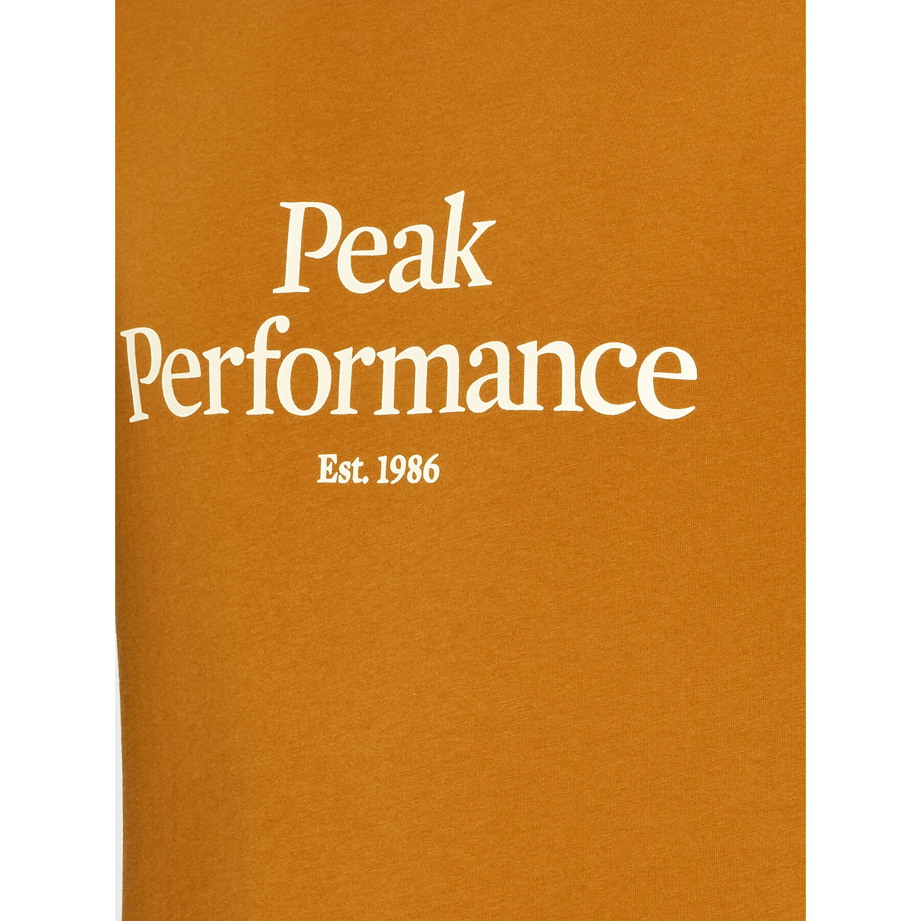 Peak Performance Тишърт Original G77692340 Оранжев Slim Fit - Pepit.bg