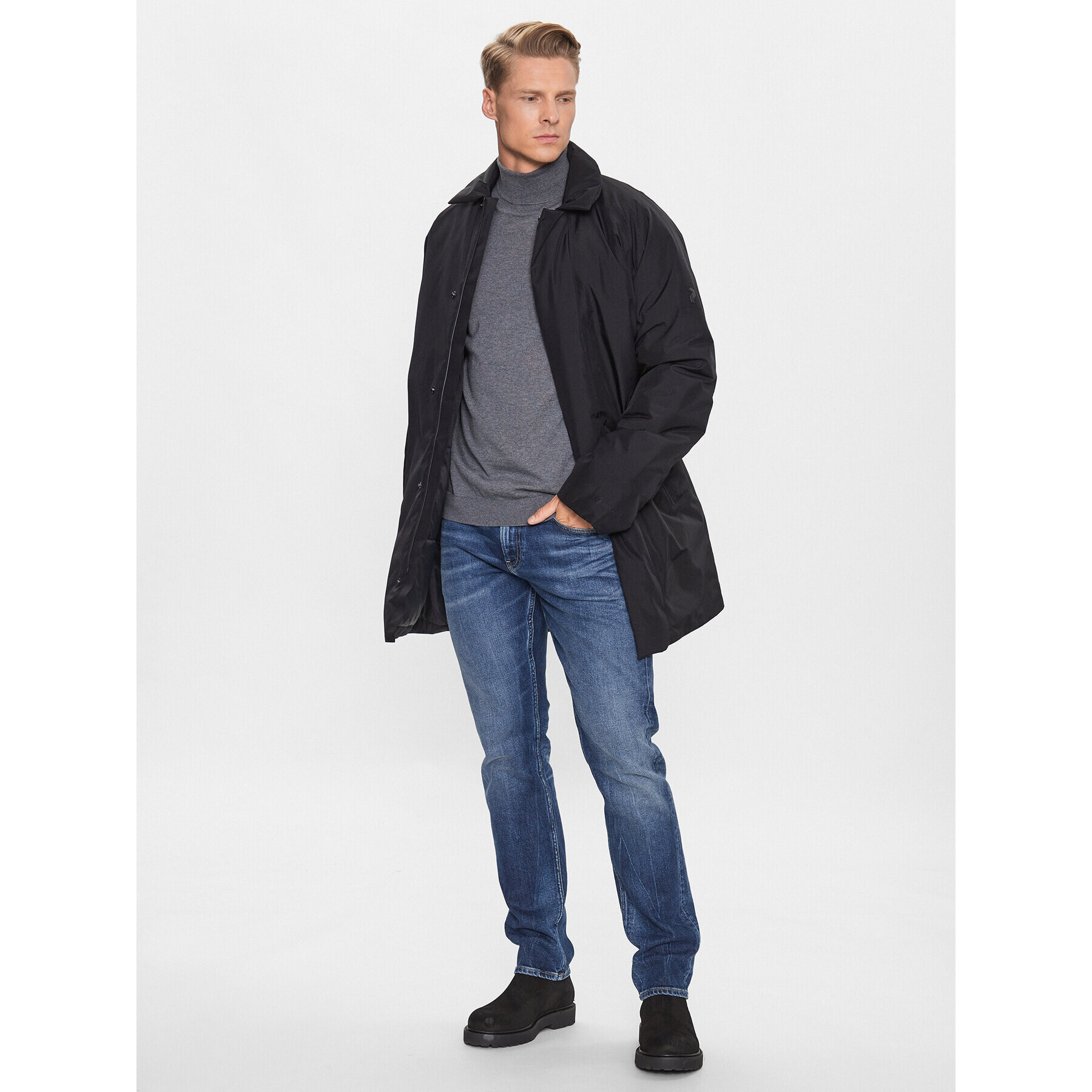 Peak Performance Зимно яке Gore-Tex G78202010 Черен Regular Fit - Pepit.bg