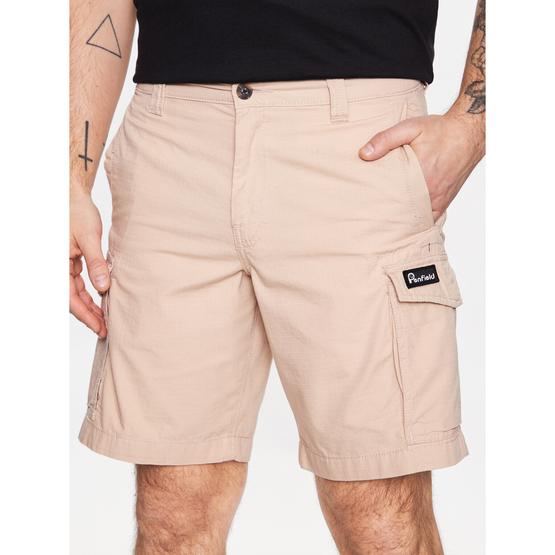 Penfield Шорти от плат PFD0374 Бежов Regular Fit - Pepit.bg