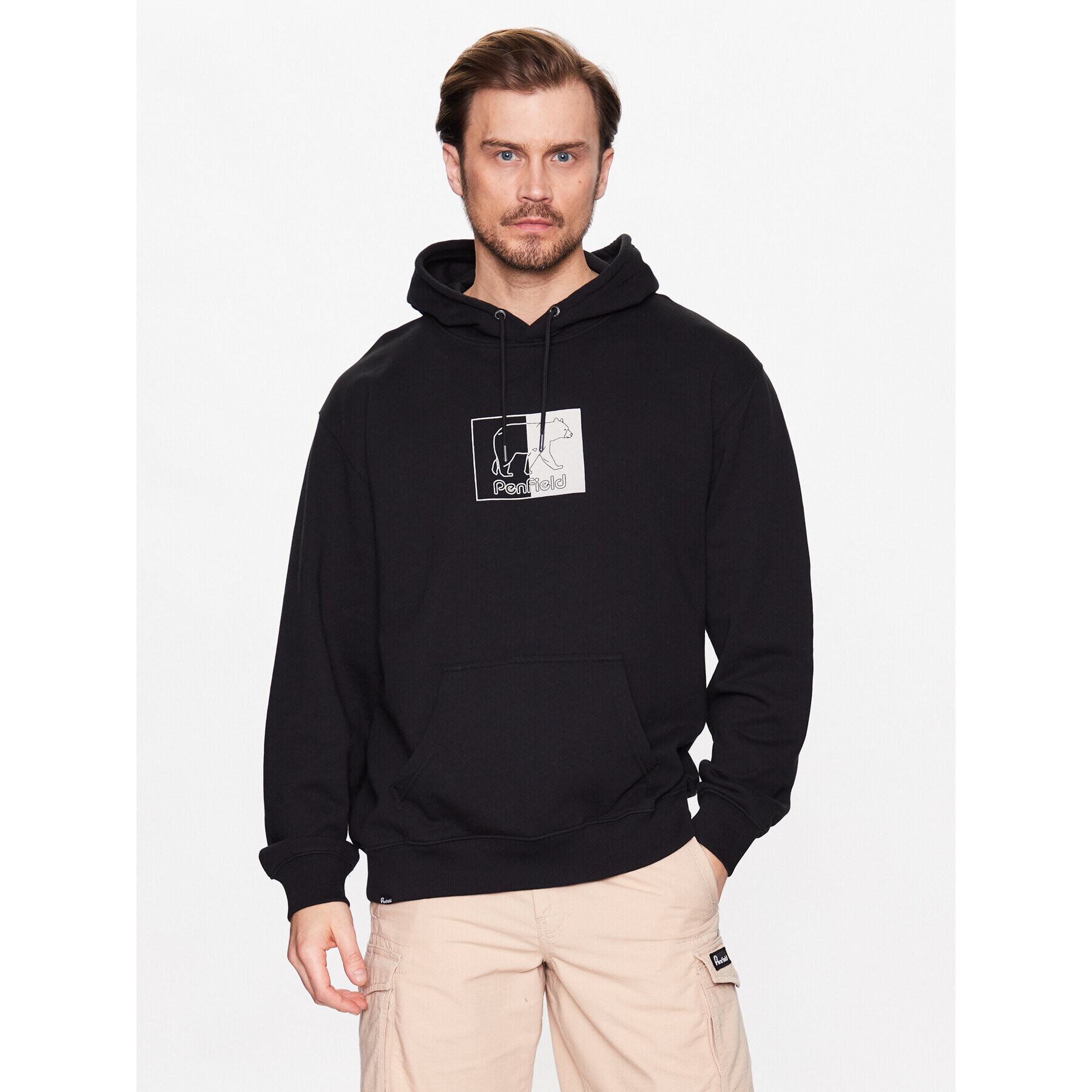 Penfield Суитшърт PFD0327 Черен Relaxed Fit - Pepit.bg