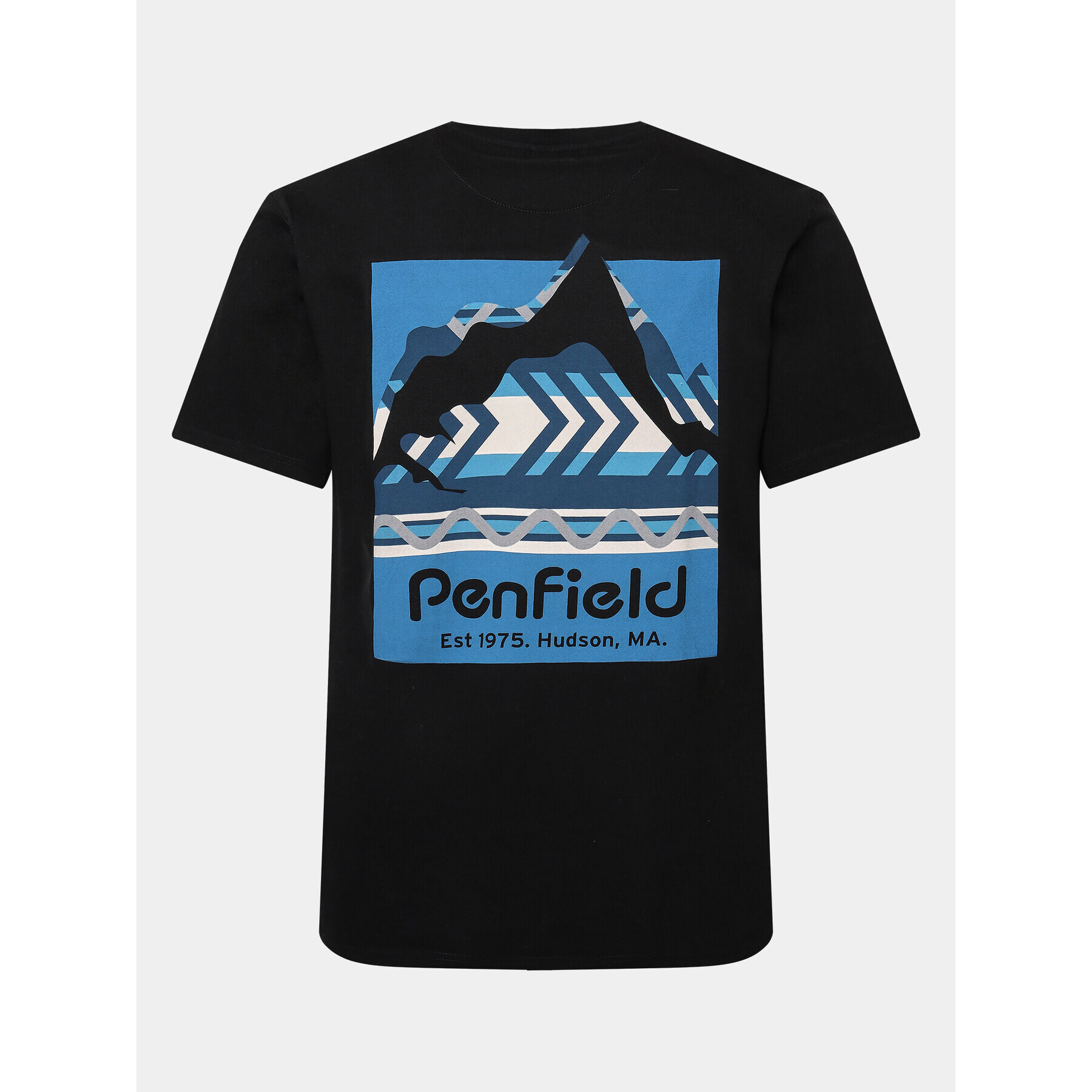 Penfield Тишърт PFD0222 Черен Relaxed Fit - Pepit.bg
