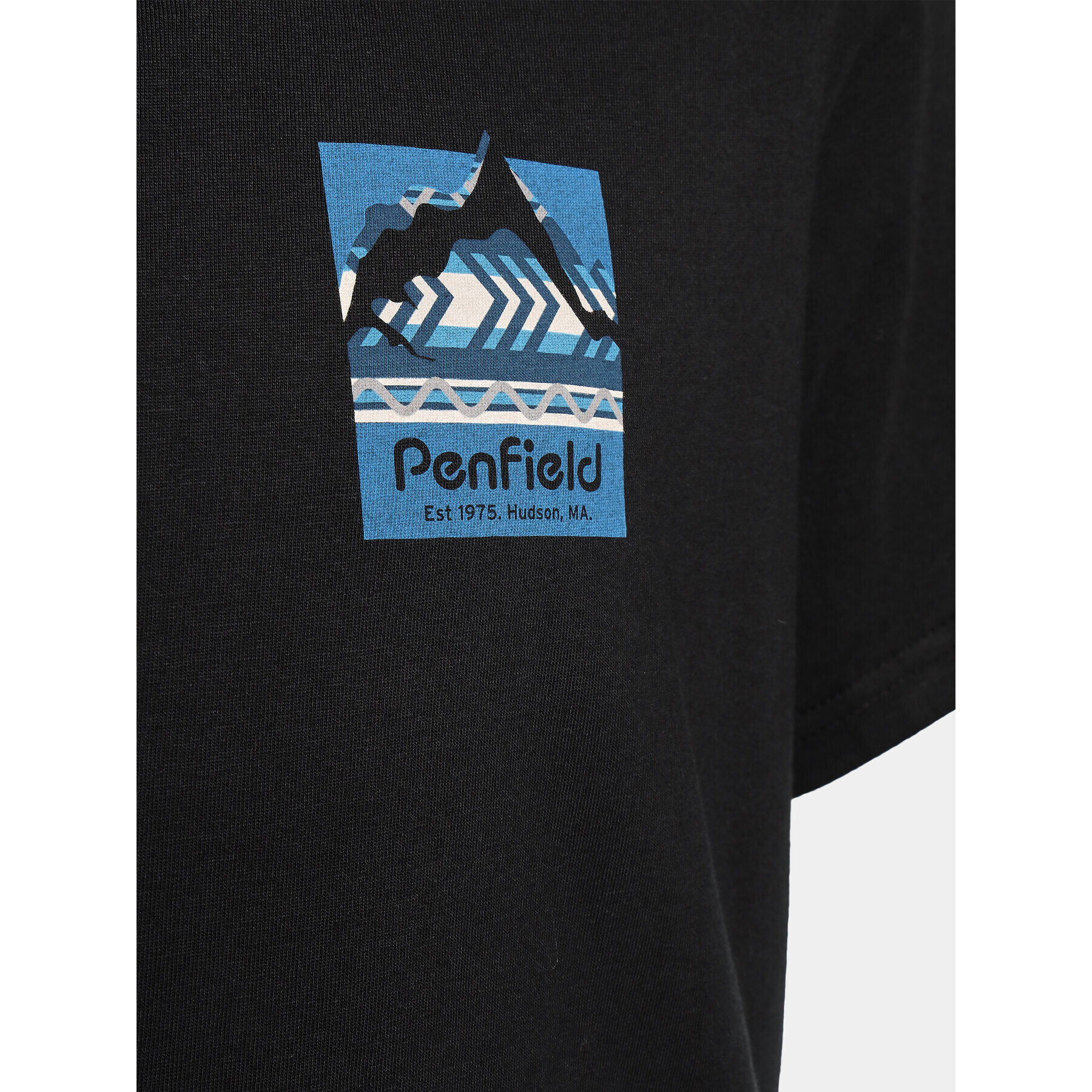 Penfield Тишърт PFD0222 Черен Relaxed Fit - Pepit.bg