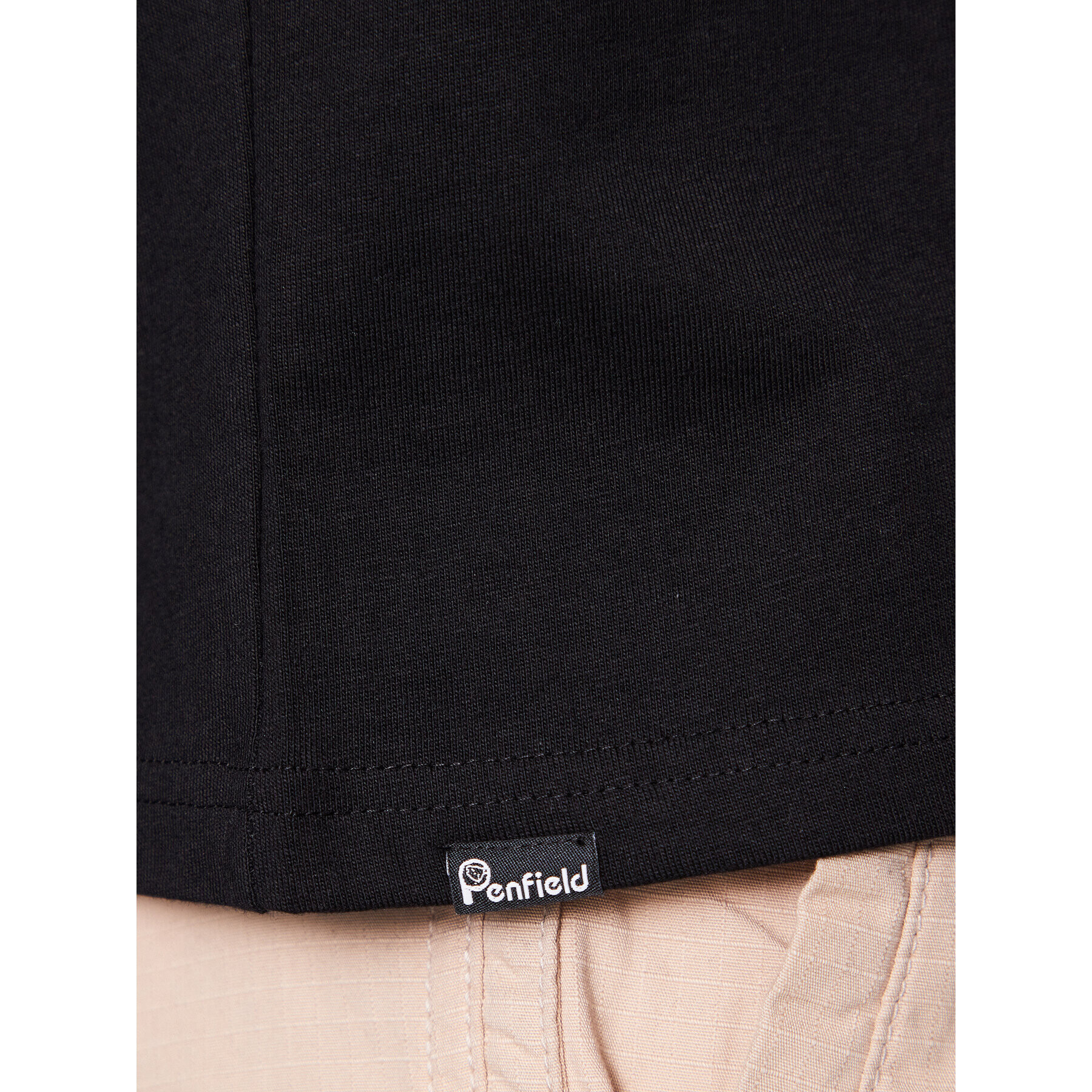 Penfield Тишърт PFD0333 Черен Relaxed Fit - Pepit.bg