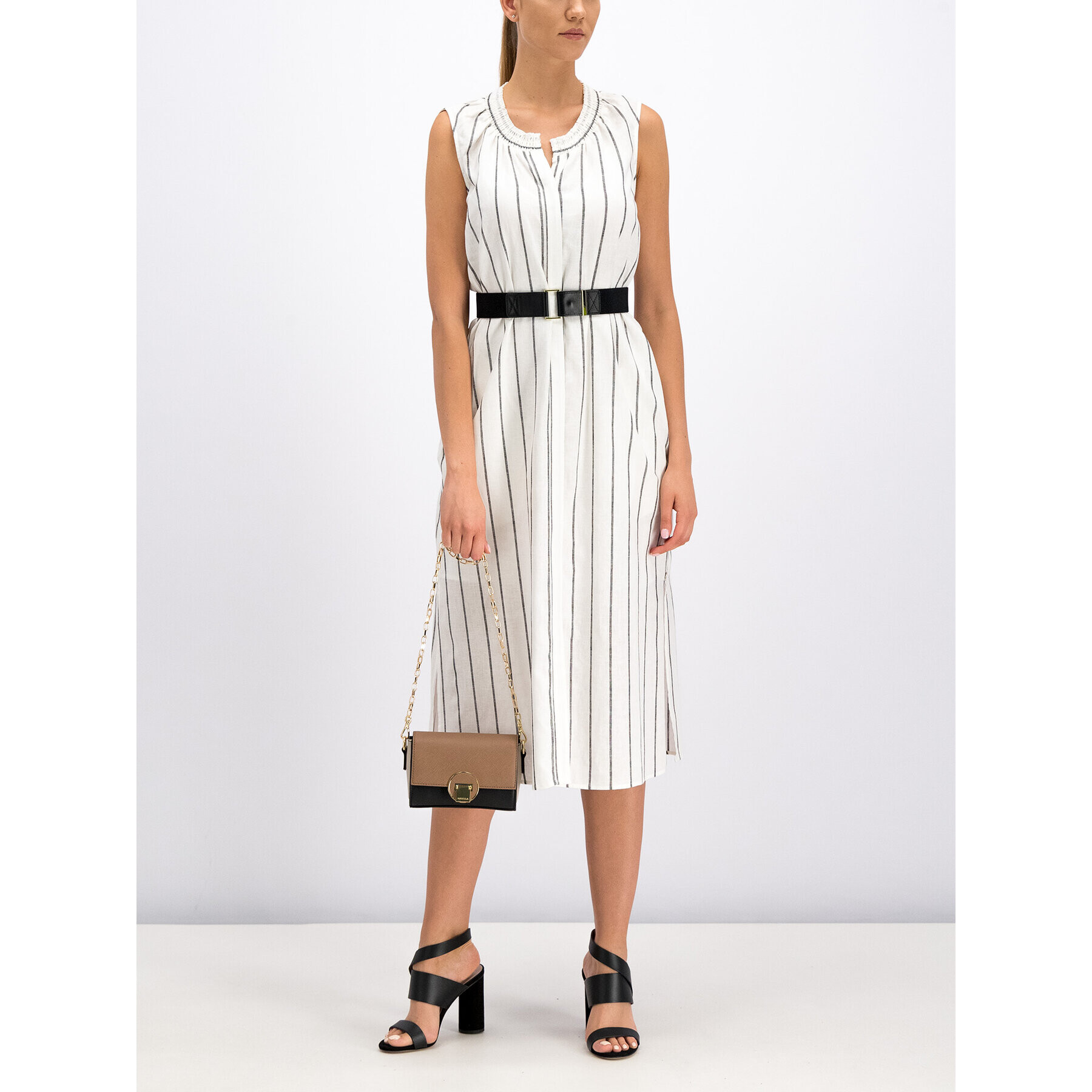 Pennyblack Лятна рокля 32215019 Бял Regular Fit - Pepit.bg