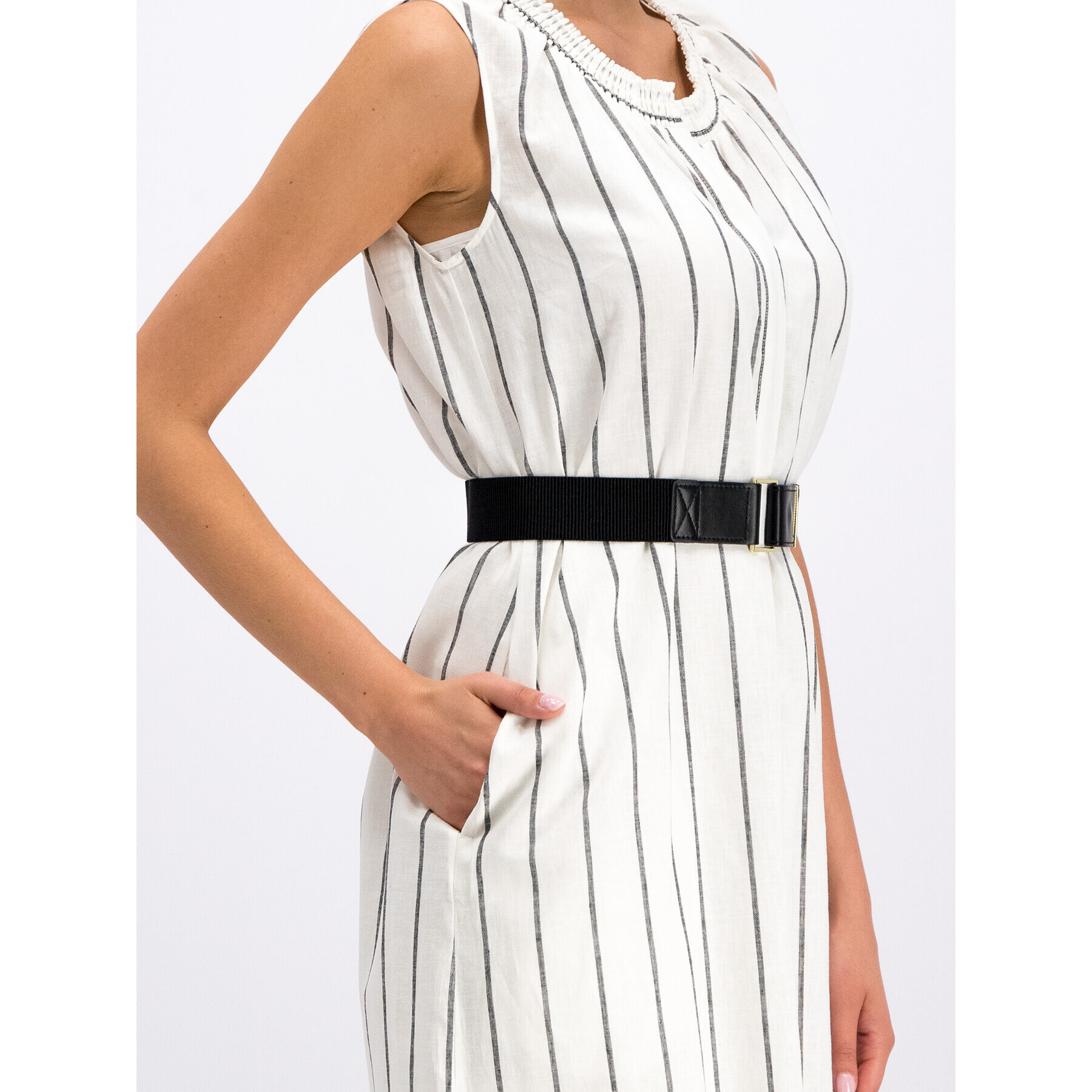 Pennyblack Лятна рокля 32215019 Бял Regular Fit - Pepit.bg