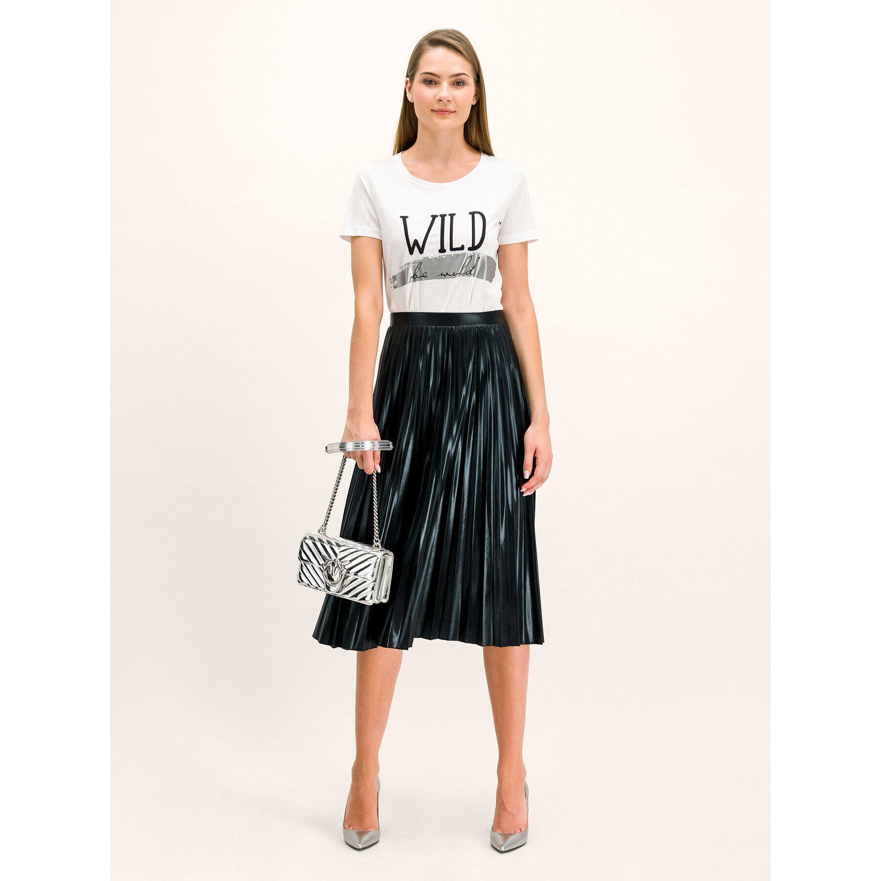Pennyblack Тишърт Recapito 29740219 Бял Regular Fit - Pepit.bg